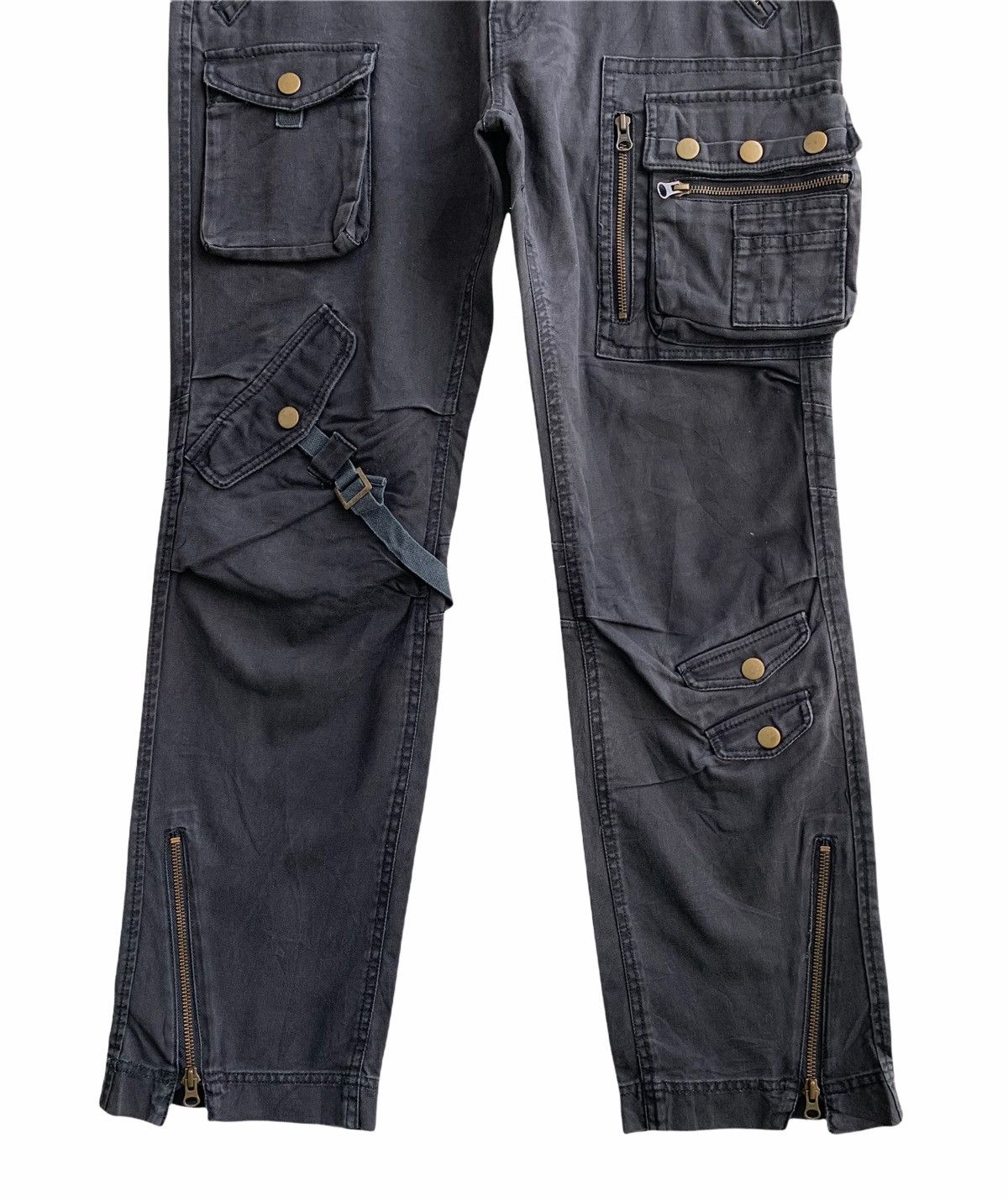 Japanese Brand Vintage Japanse Brand Mangrove Multiple Pocket Cargo Pants Size US 32 / EU 48 - 4 Thumbnail