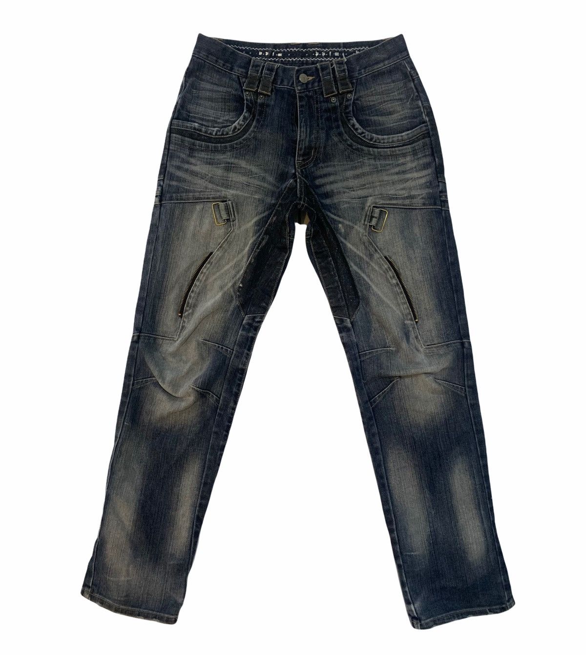 Japanese Brand × PPFM Vintage PPFM Japanese brand distressed denim trousers jeans Size US 30 / EU 46 - 1 Thumbnail