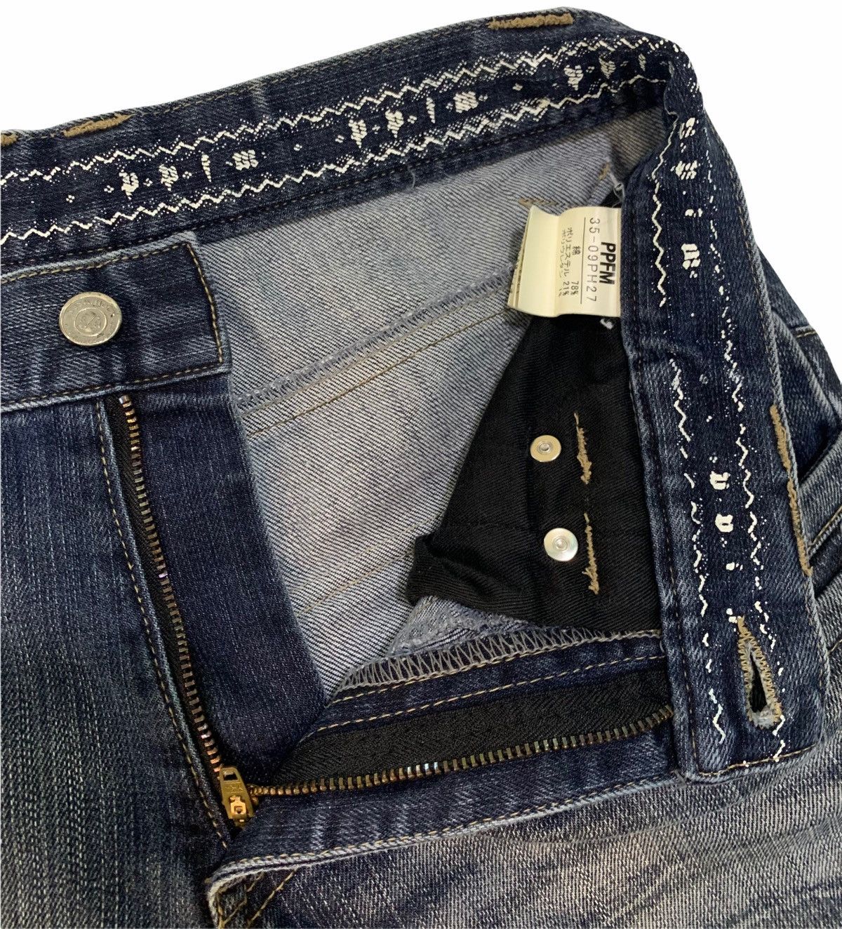 Japanese Brand × PPFM Vintage PPFM Japanese brand distressed denim trousers jeans Size US 30 / EU 46 - 16 Thumbnail