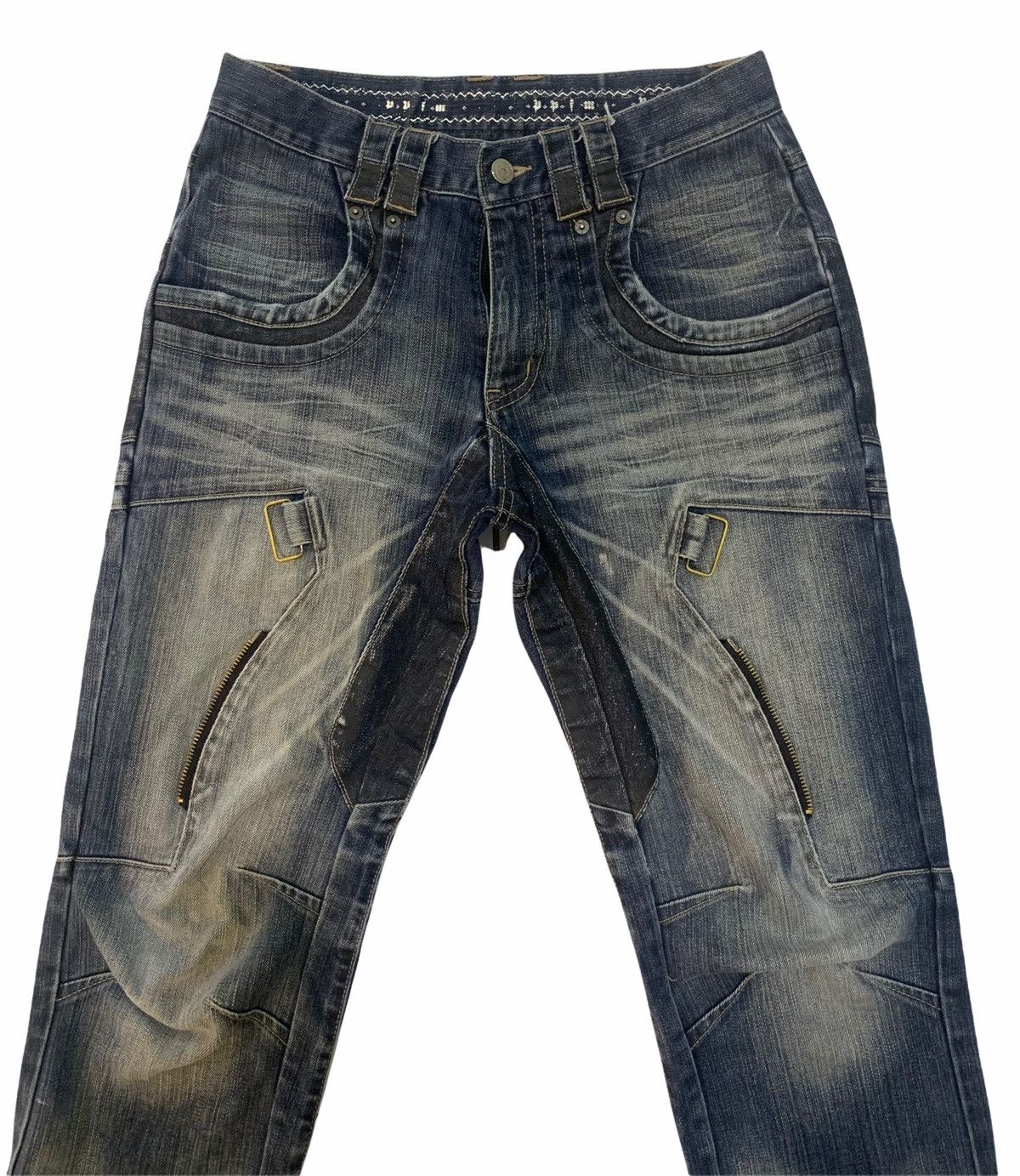 Japanese Brand × PPFM Vintage PPFM Japanese brand distressed denim trousers jeans Size US 30 / EU 46 - 4 Thumbnail