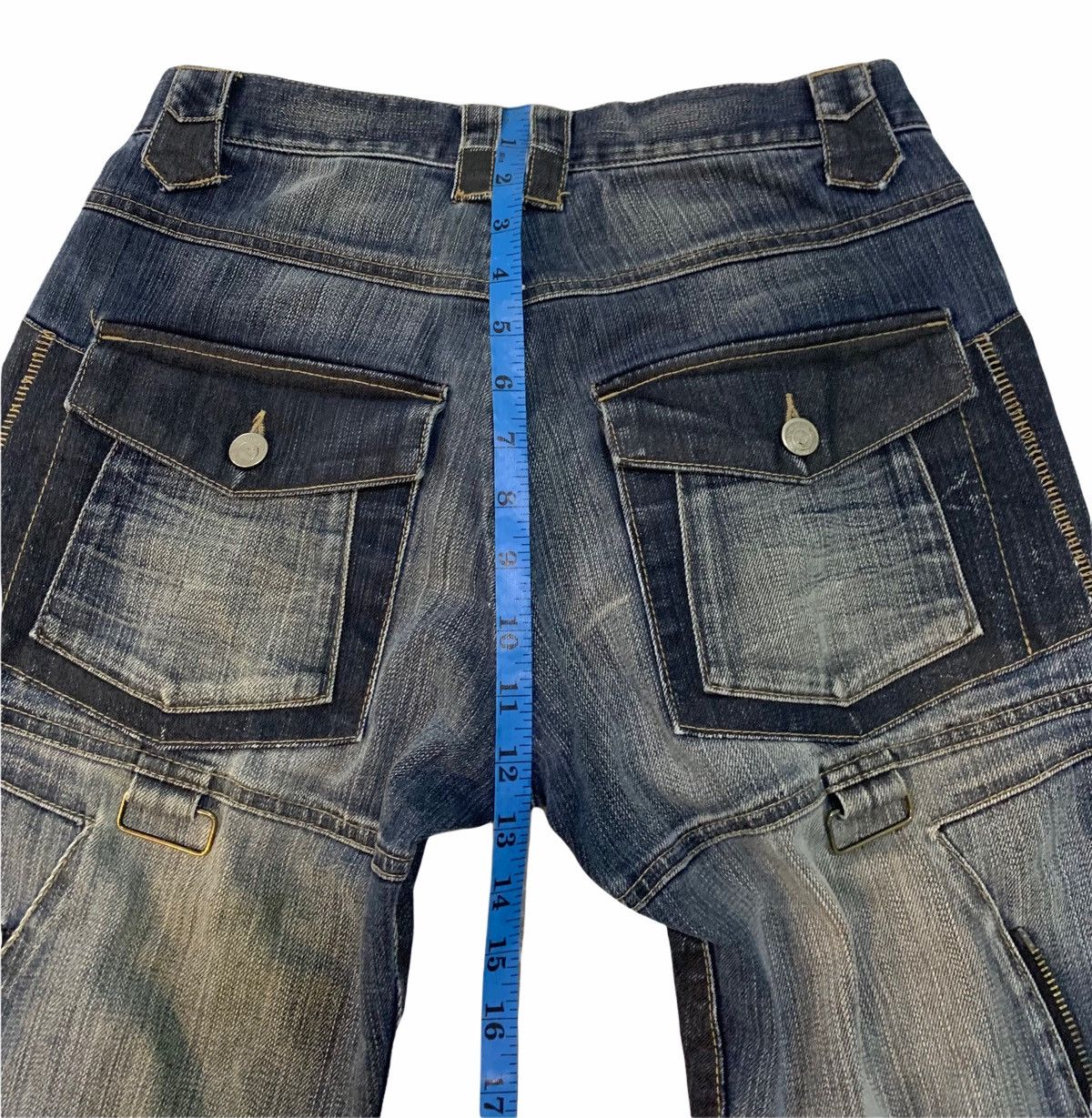 Japanese Brand × PPFM Vintage PPFM Japanese brand distressed denim trousers jeans Size US 30 / EU 46 - 19 Thumbnail