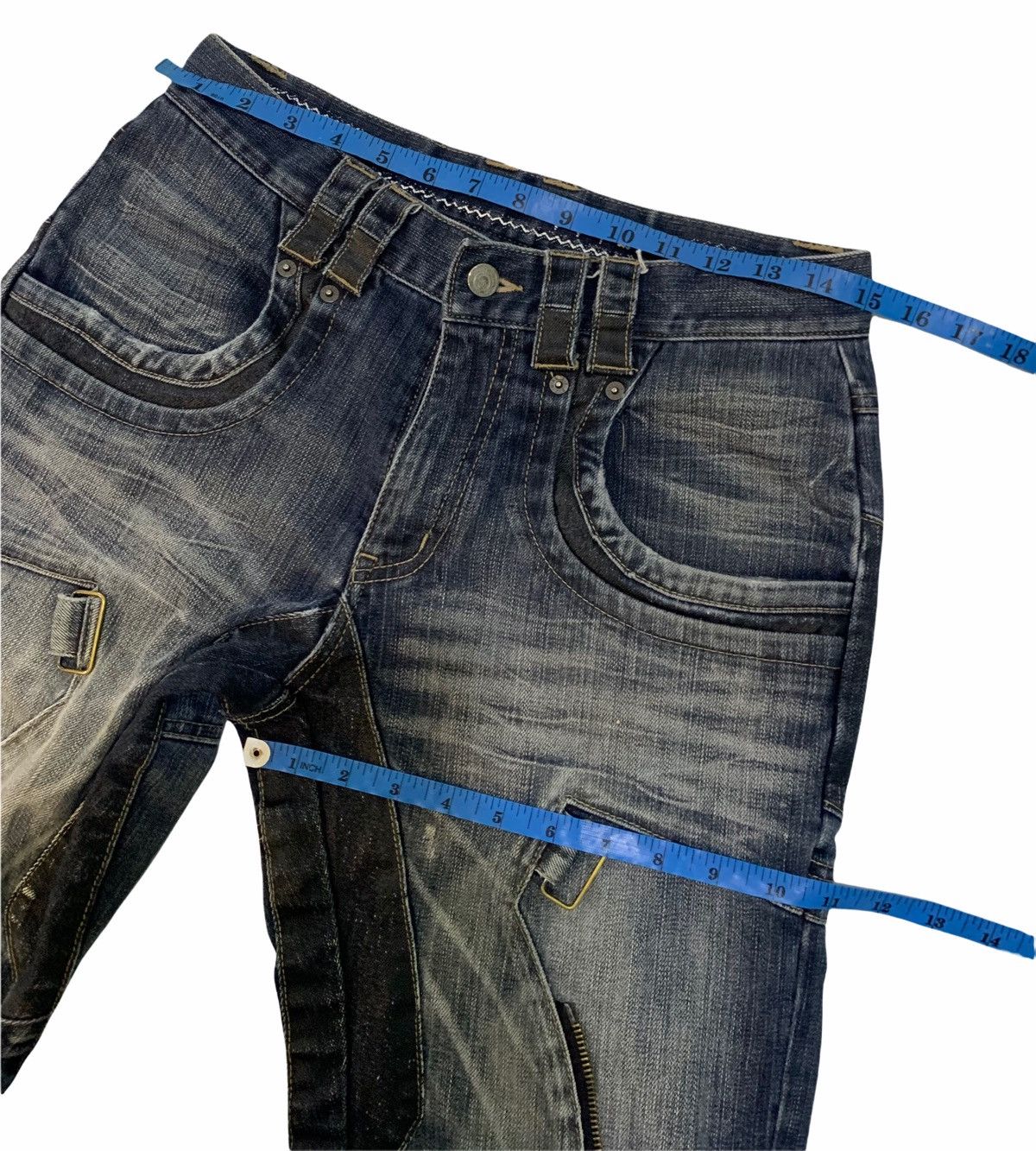 Japanese Brand × PPFM Vintage PPFM Japanese brand distressed denim trousers jeans Size US 30 / EU 46 - 17 Thumbnail