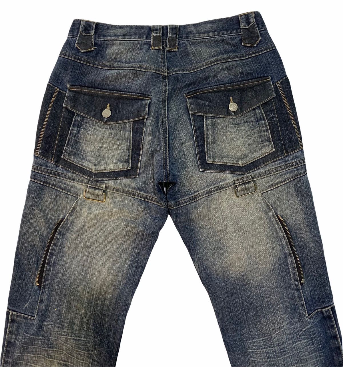Japanese Brand × PPFM Vintage PPFM Japanese brand distressed denim trousers jeans Size US 30 / EU 46 - 6 Thumbnail