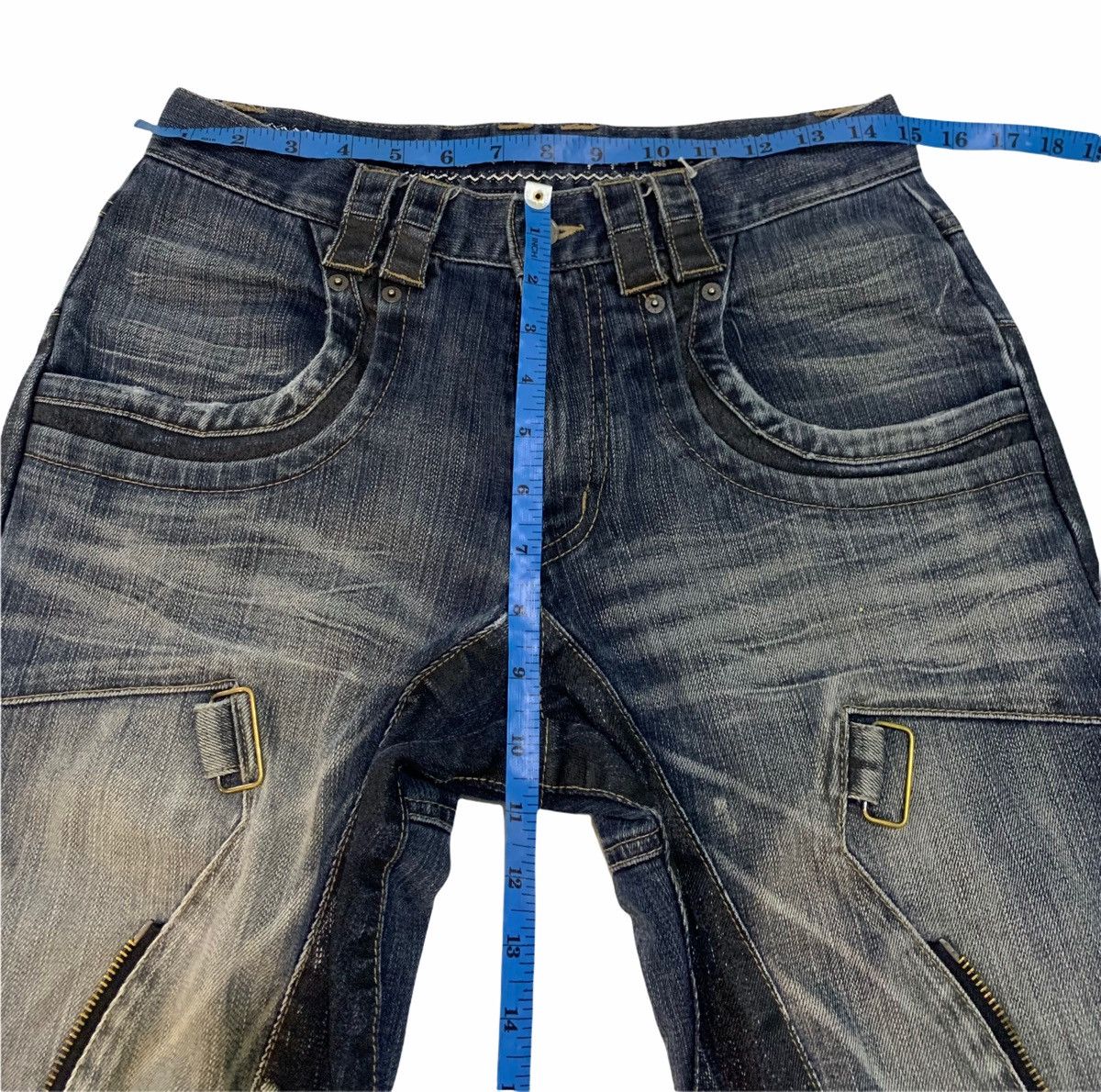 Japanese Brand × PPFM Vintage PPFM Japanese brand distressed denim trousers jeans Size US 30 / EU 46 - 18 Thumbnail