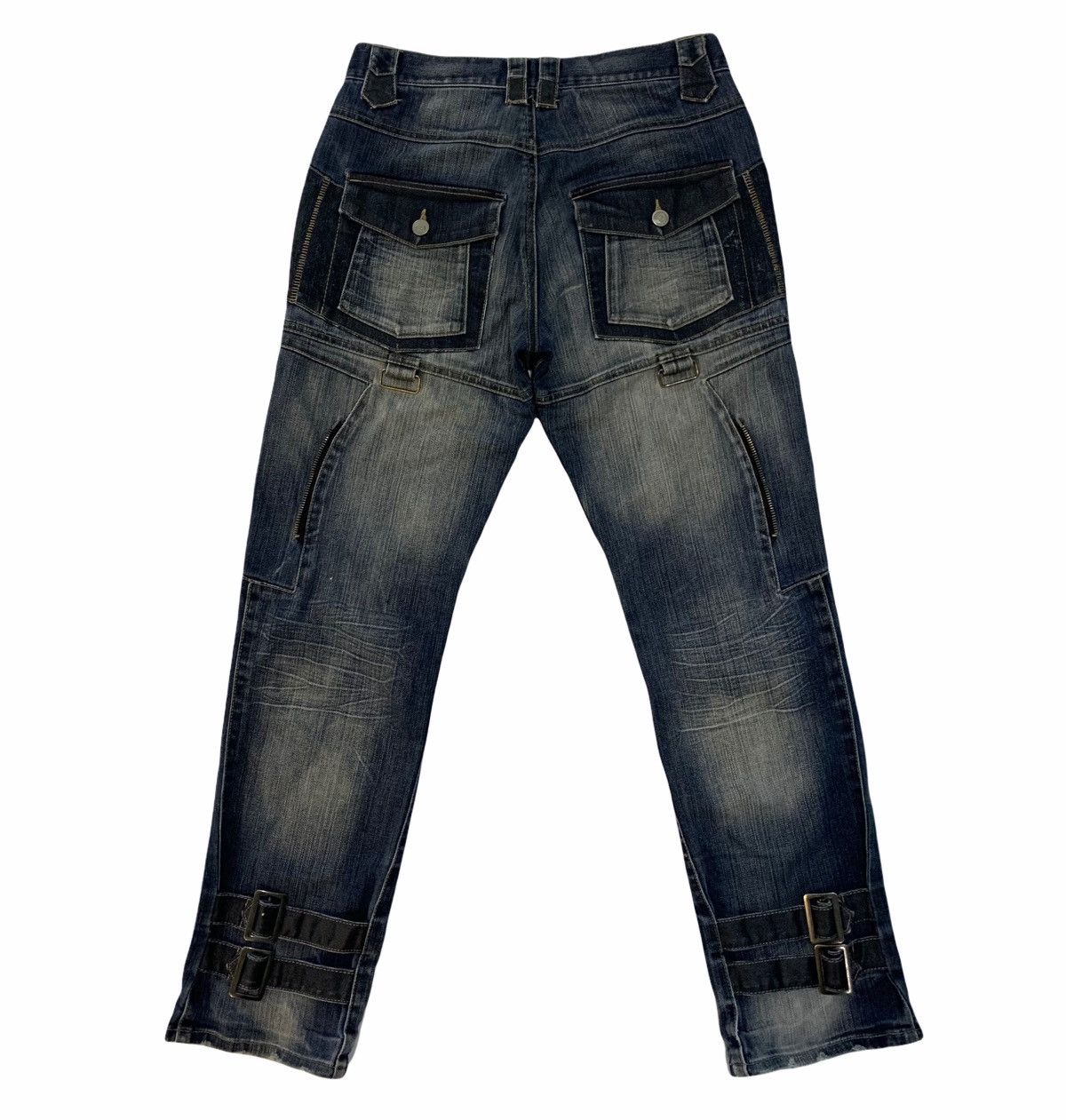 Japanese Brand × PPFM Vintage PPFM Japanese brand distressed denim trousers jeans Size US 30 / EU 46 - 2 Thumbnail