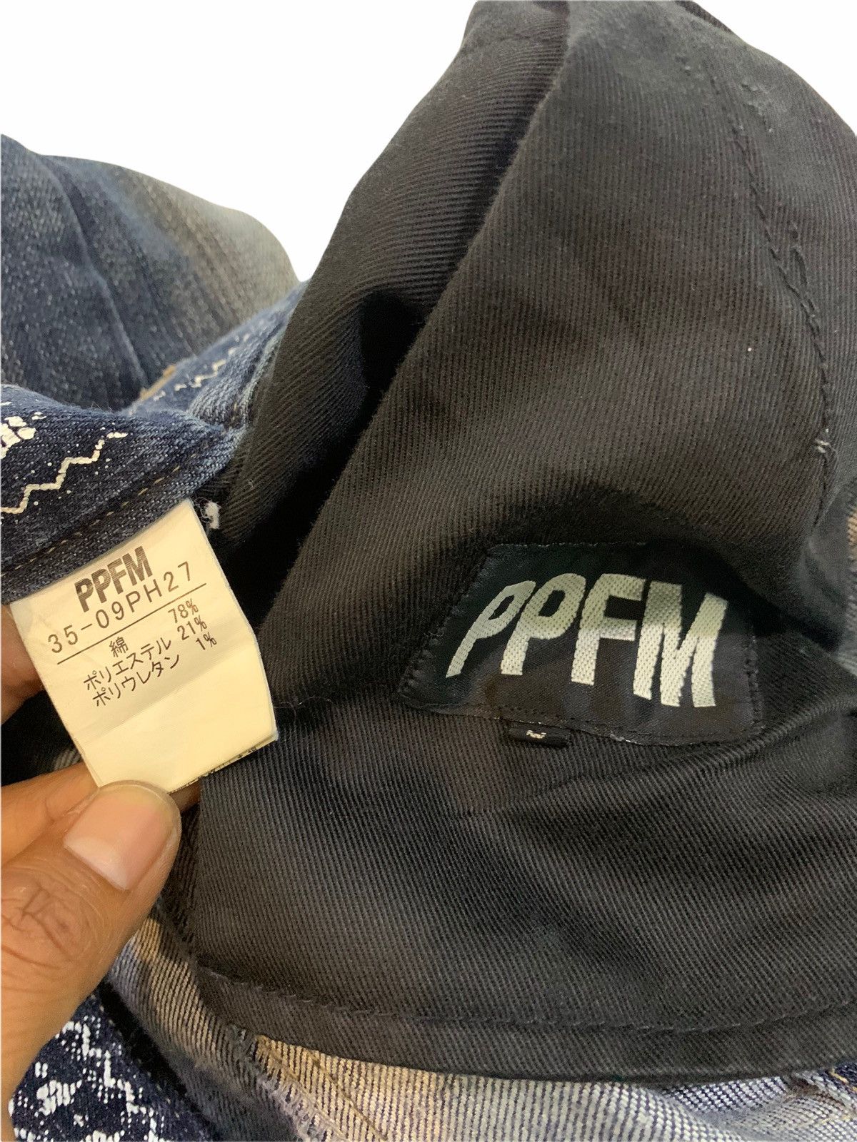 Japanese Brand × PPFM Vintage PPFM Japanese brand distressed denim trousers jeans Size US 30 / EU 46 - 15 Thumbnail