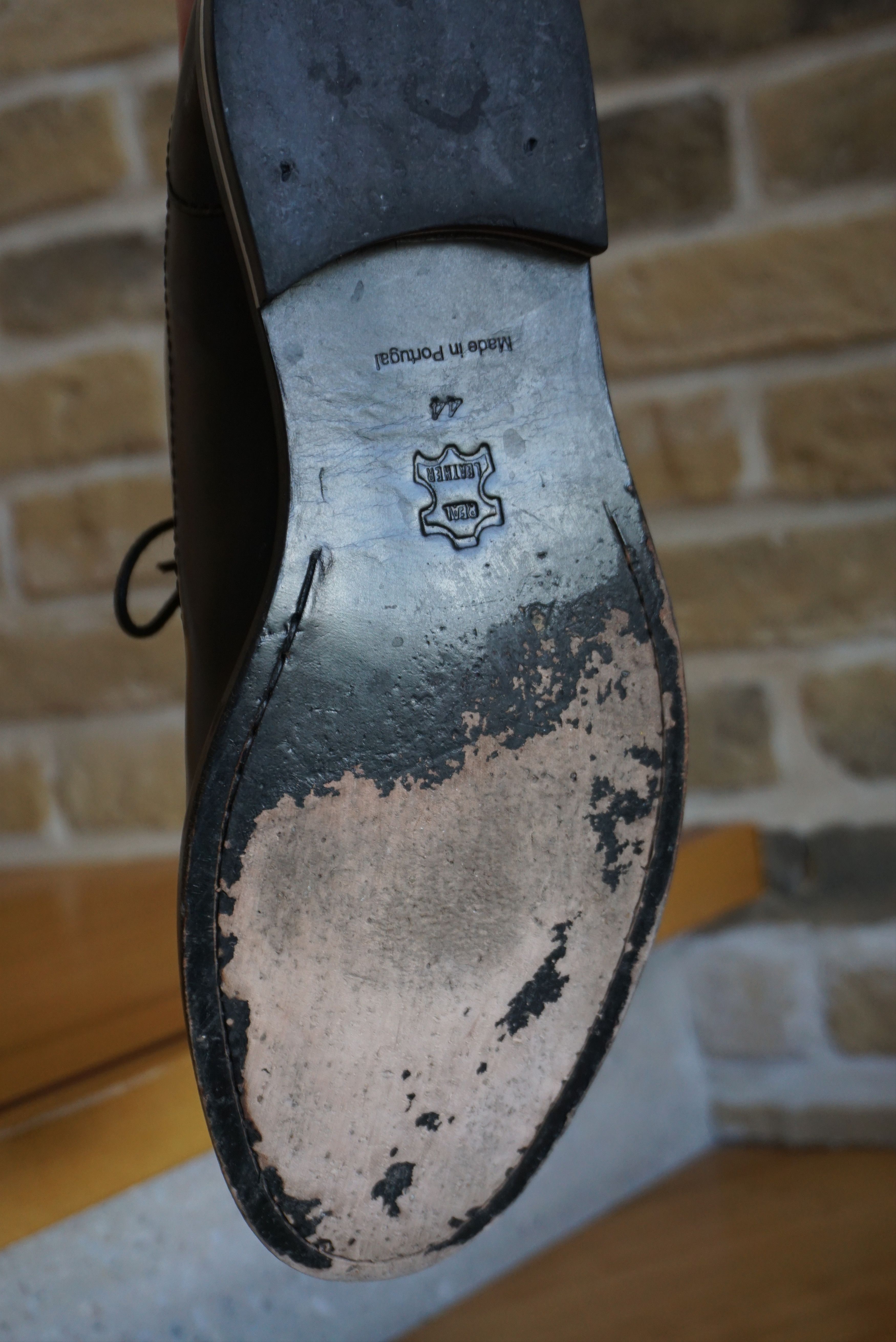 Cos COS RPR$250 leather office shoes EU44 black formal lace up Size US 10.5 / EU 43-44 - 22 Thumbnail