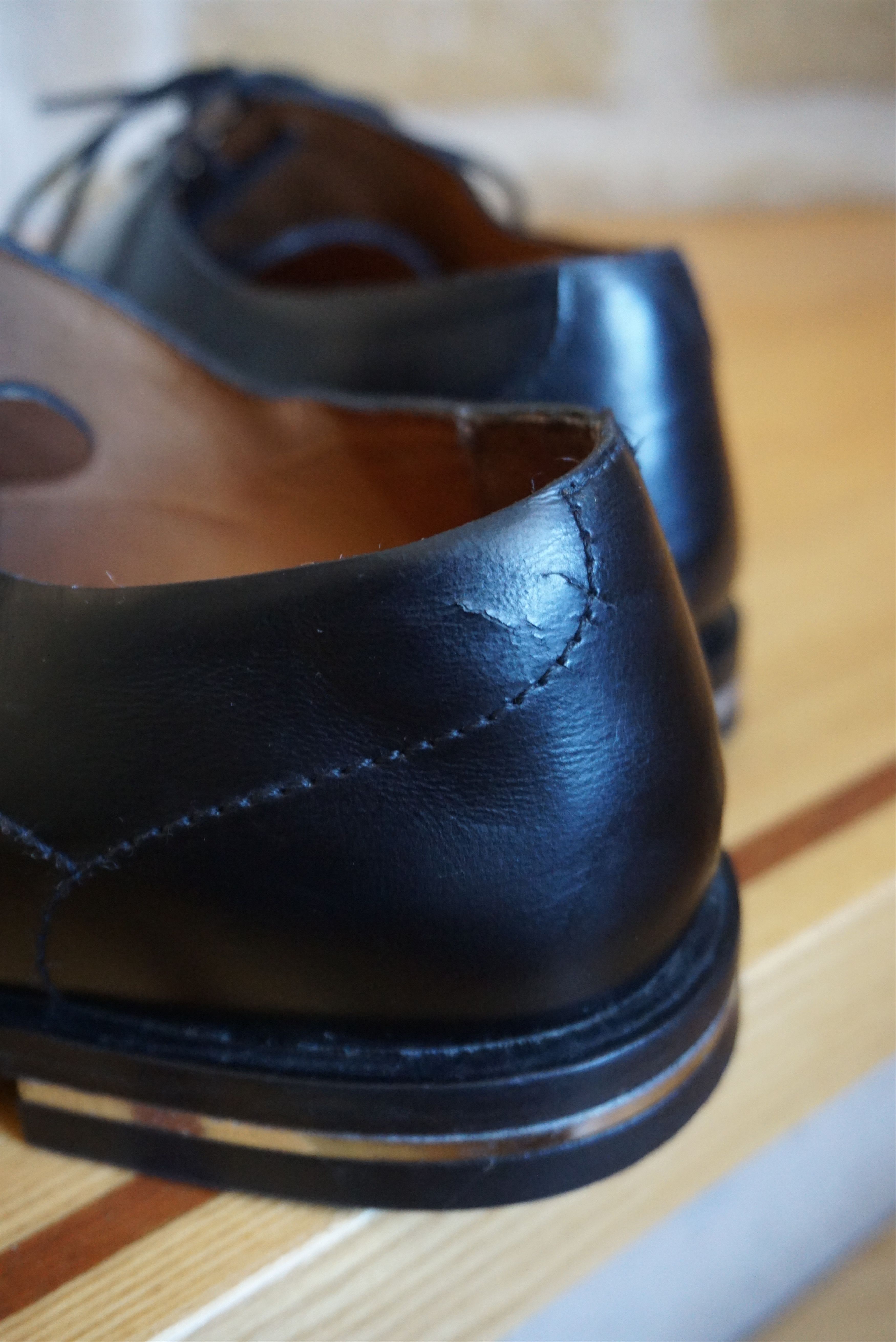 Cos COS RPR$250 leather office shoes EU44 black formal lace up Size US 10.5 / EU 43-44 - 24 Thumbnail