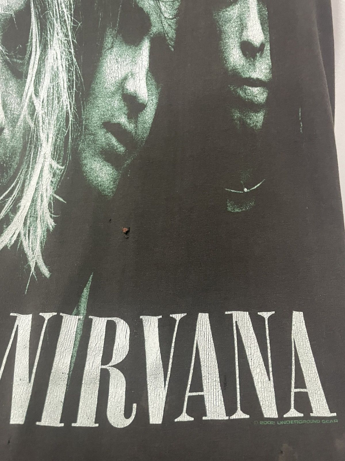 Band Tees × Nirvana × Vintage Vintage Rare Nirvana Faded Worn Distressed Band Tee Size US L / EU 52-54 / 3 - 3 Thumbnail