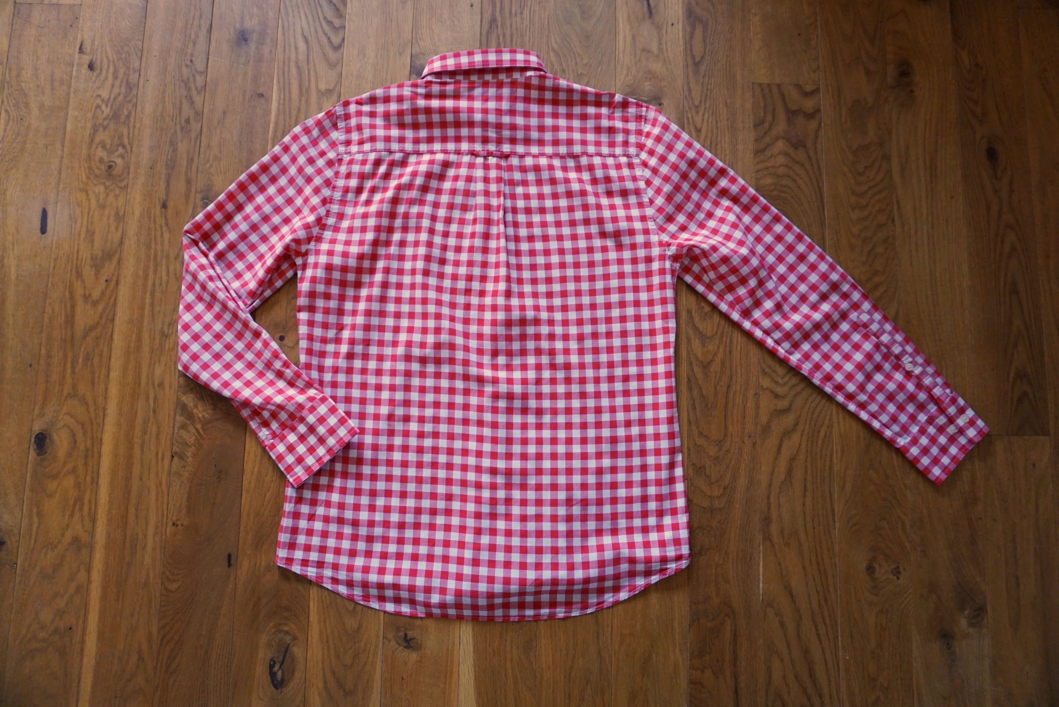 Filippa K Mens Filippa K Small S/M shirt red checked relaxed fit Size US S / EU 44-46 / 1 - 17 Thumbnail