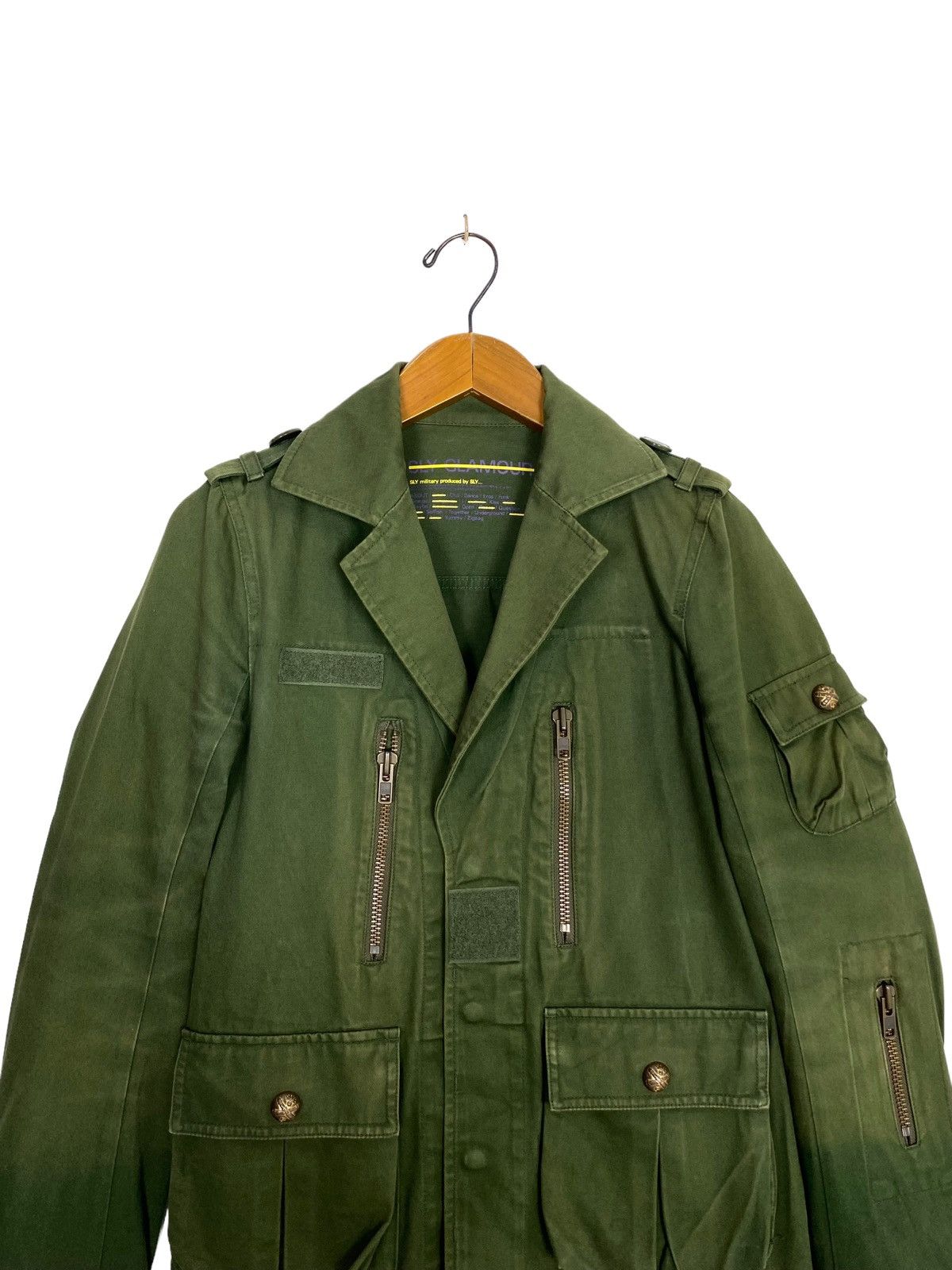 Japanese Brand Rare‼️ Sly Glamour Military Jacket Size S / US 4 / IT 40 - 2 Thumbnail
