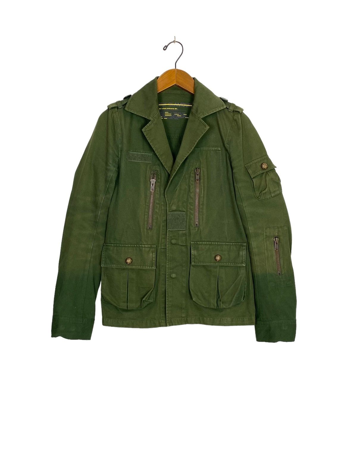Japanese Brand Rare‼️ Sly Glamour Military Jacket Size S / US 4 / IT 40 - 1 Thumbnail
