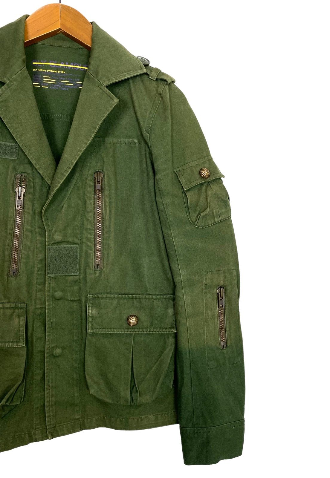 Japanese Brand Rare‼️ Sly Glamour Military Jacket Size S / US 4 / IT 40 - 8 Thumbnail