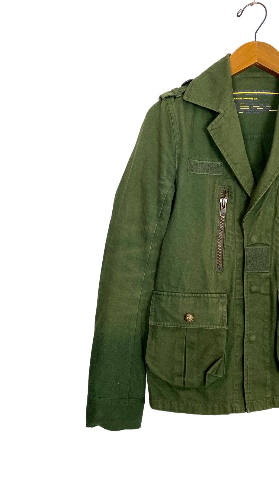 Japanese Brand Rare‼️ Sly Glamour Military Jacket Size S / US 4 / IT 40 - 9 Thumbnail