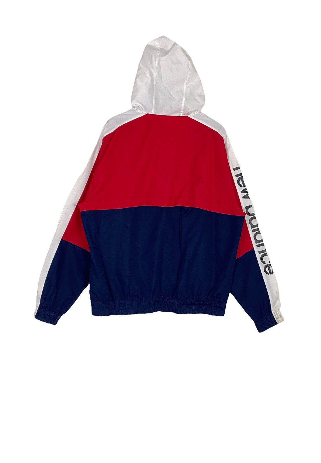 New Balance Rare‼️ New Balance Windbreker Rain Jacket Spell Out Size US XL / EU 56 / 4 - 3 Thumbnail
