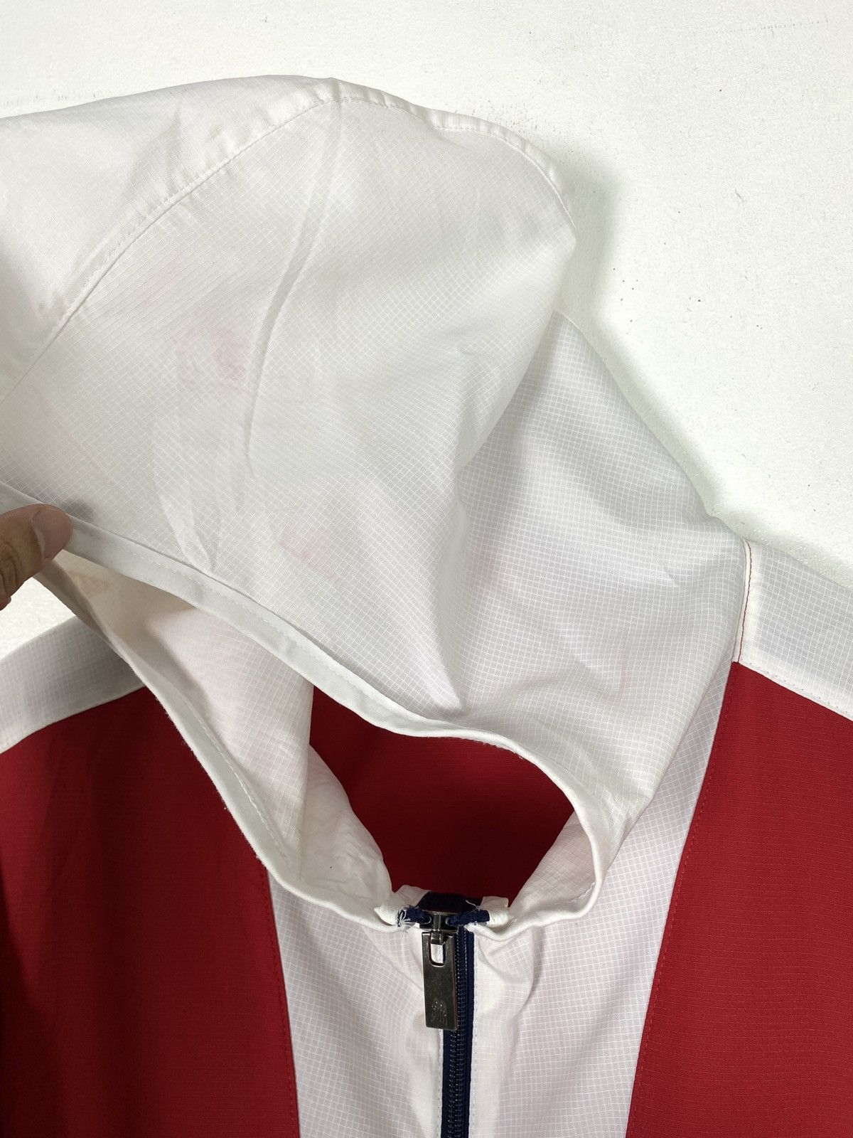 New Balance Rare‼️ New Balance Windbreker Rain Jacket Spell Out Size US XL / EU 56 / 4 - 11 Thumbnail