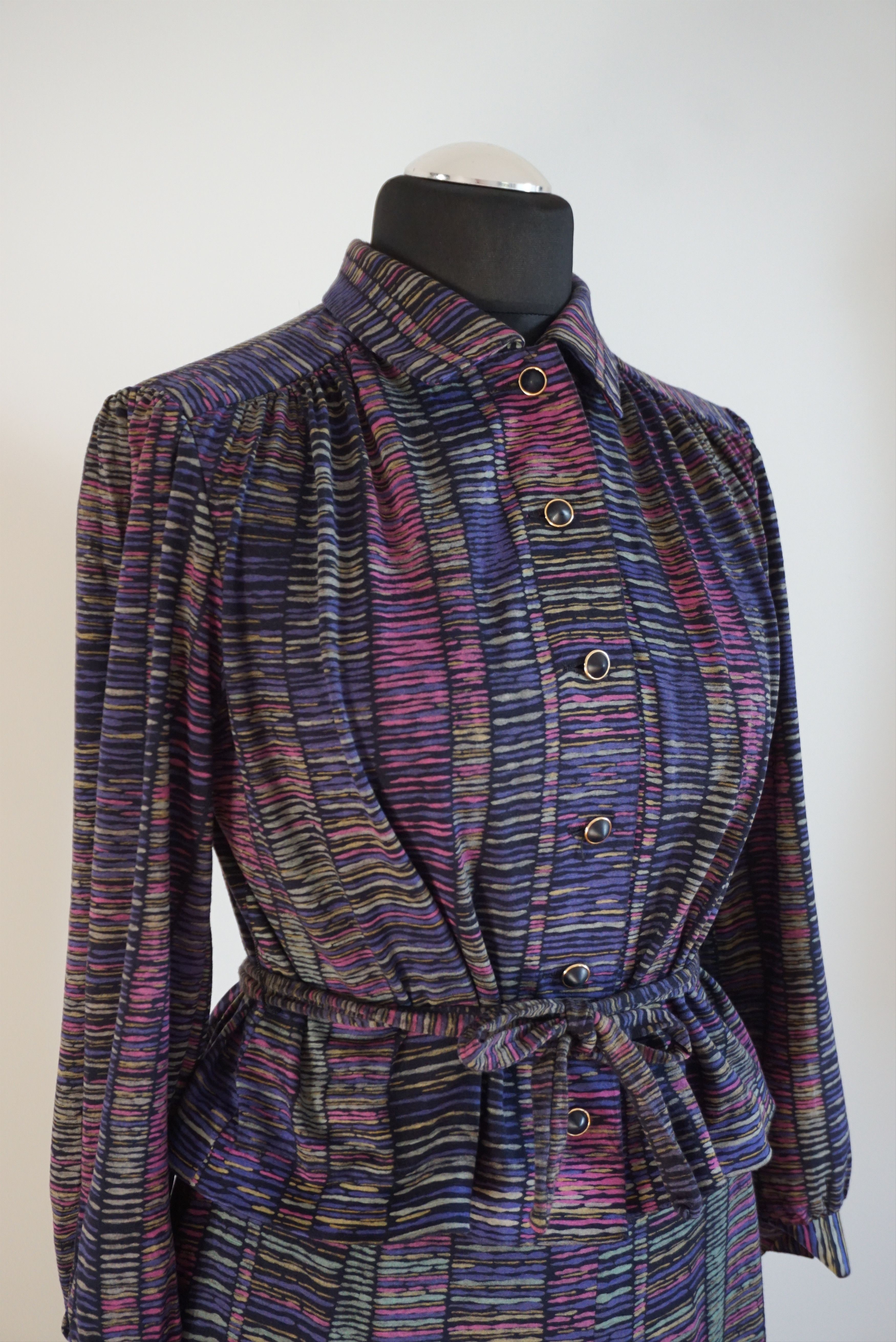 Vintage True vintage 70's 80's top & skirt set 42 M/L 8/10 wool Size M / US 6-8 / IT 42-44 - 3 Thumbnail