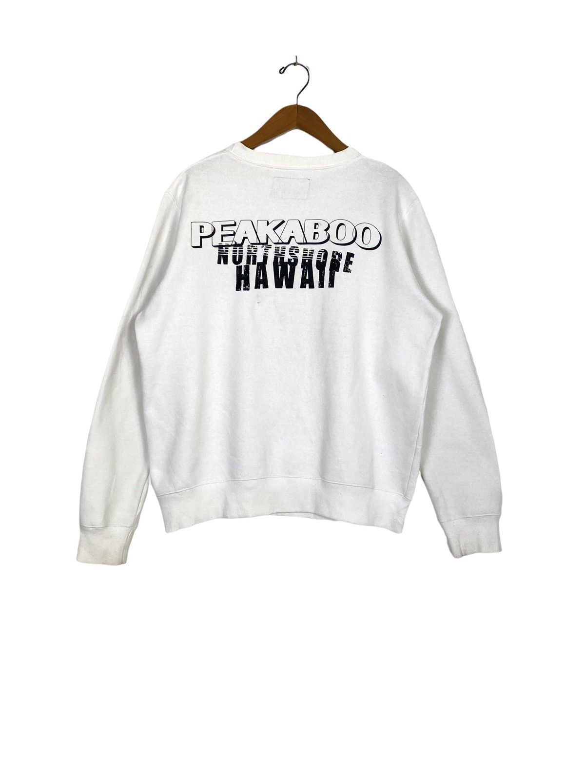 Japanese Brand Rare‼️ Hawaii Peakaboo Surf Sweatshirt Big Logo Size US M / EU 48-50 / 2 - 3 Thumbnail