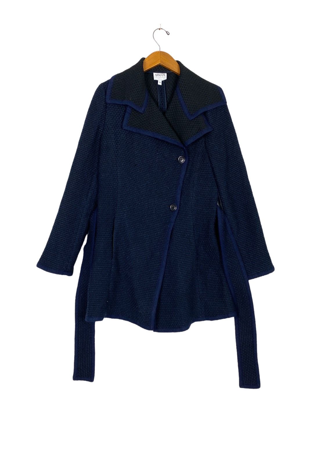 Armani Rare‼️ Armani Coatigan Belted Jacket Made in Italy (Women) Size M / US 6-8 / IT 42-44 - 1 Thumbnail