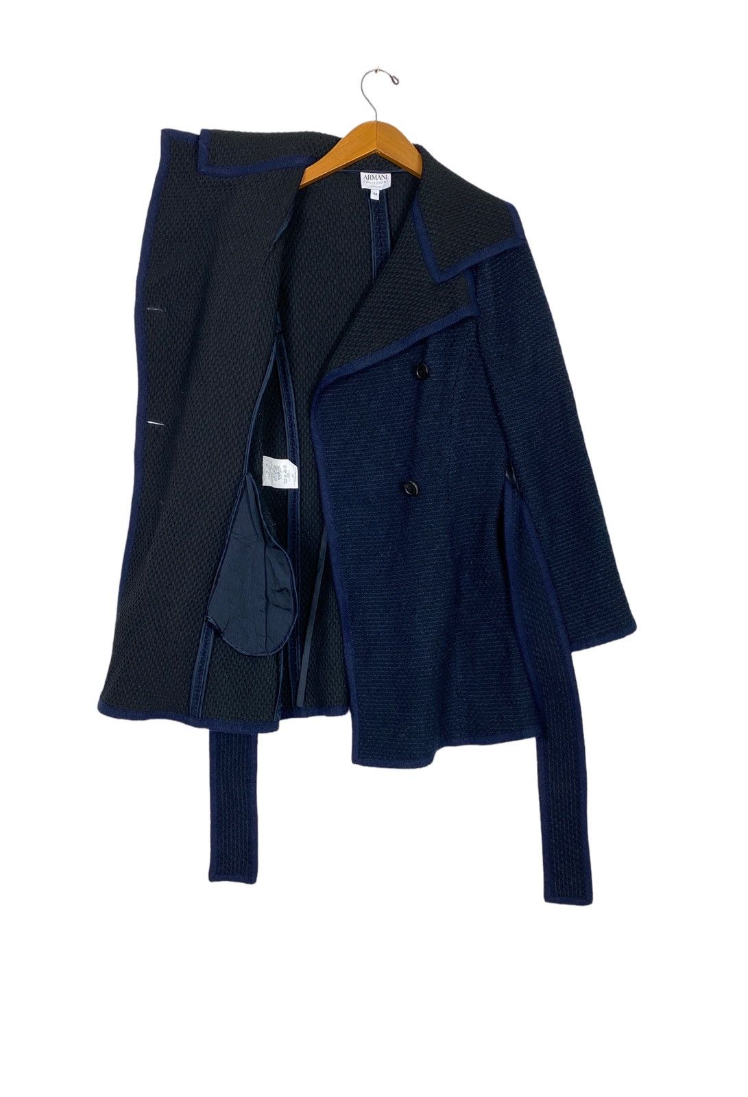Armani Rare‼️ Armani Coatigan Belted Jacket Made in Italy (Women) Size M / US 6-8 / IT 42-44 - 2 Thumbnail