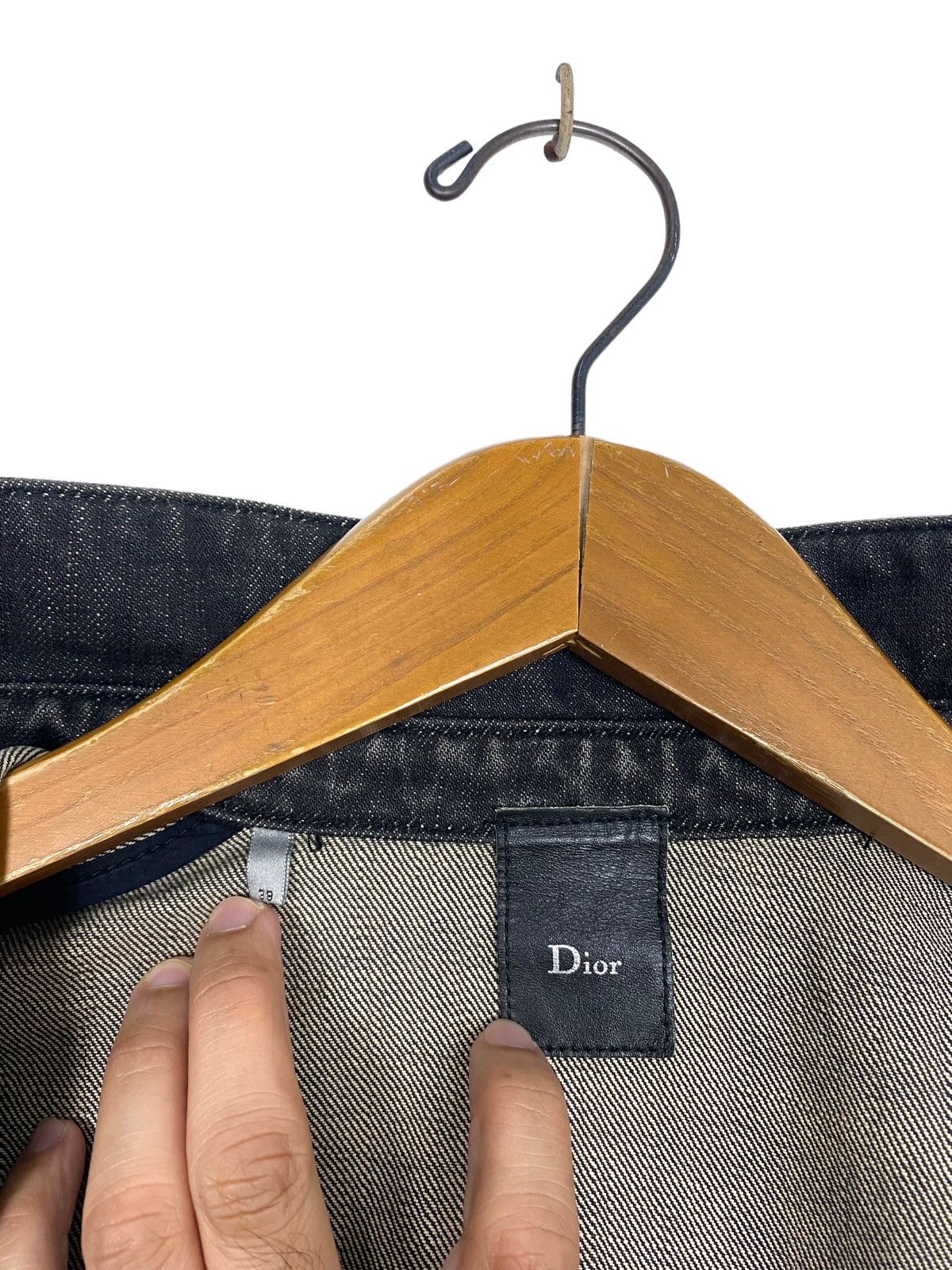 Dior × Hedi Slimane RARE ‼️ Vintage Hedi Slimane Dior Denim Jacket Fw02 Size US M / EU 48-50 / 2 - 9 Thumbnail