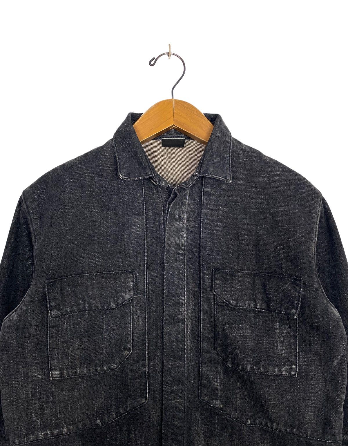Dior × Hedi Slimane RARE ‼️ Vintage Hedi Slimane Dior Denim Jacket Fw02 Size US M / EU 48-50 / 2 - 5 Thumbnail