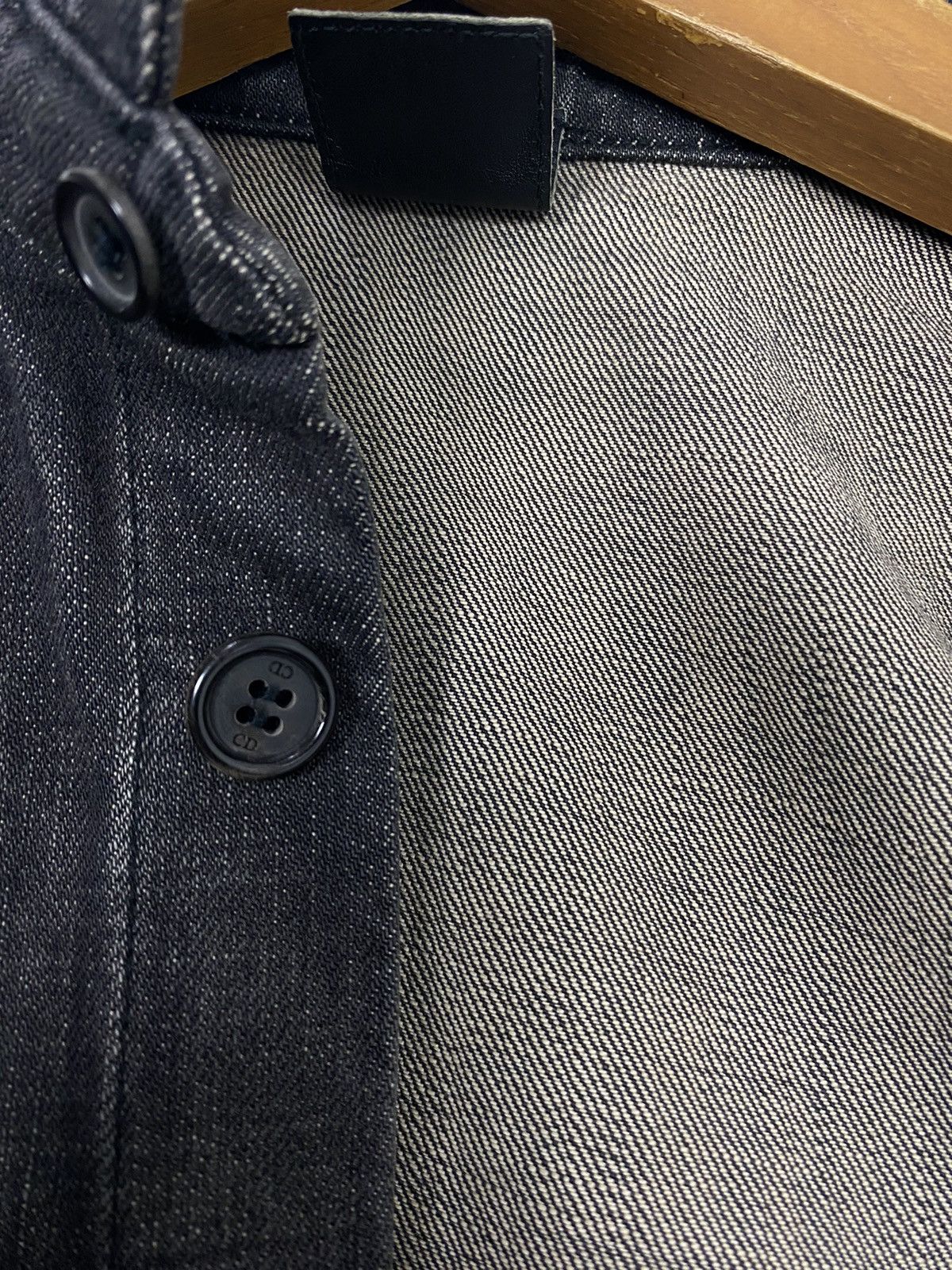 Dior × Hedi Slimane RARE ‼️ Vintage Hedi Slimane Dior Denim Jacket Fw02 Size US M / EU 48-50 / 2 - 12 Thumbnail