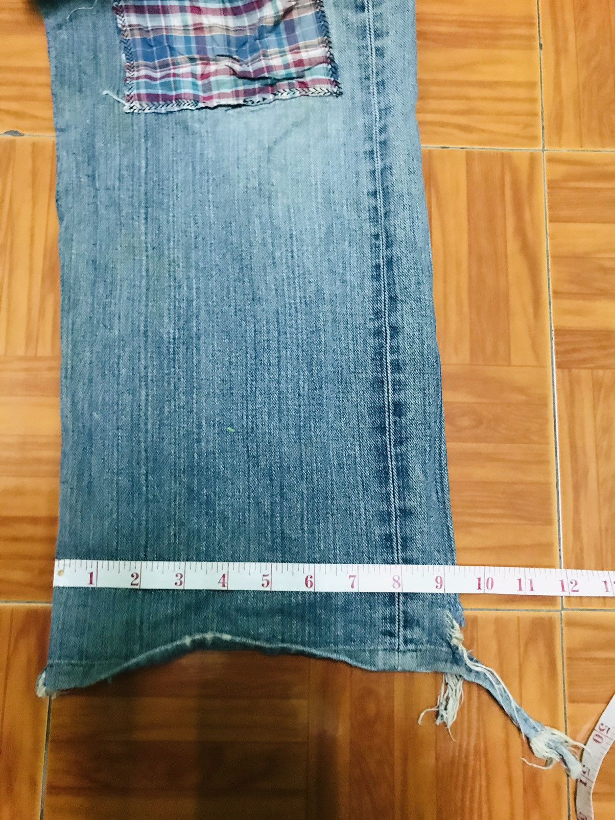 Lee “Vintage Distressed Light Blue Denim Jeans – Faded Wash Size US 31 - 14 Thumbnail