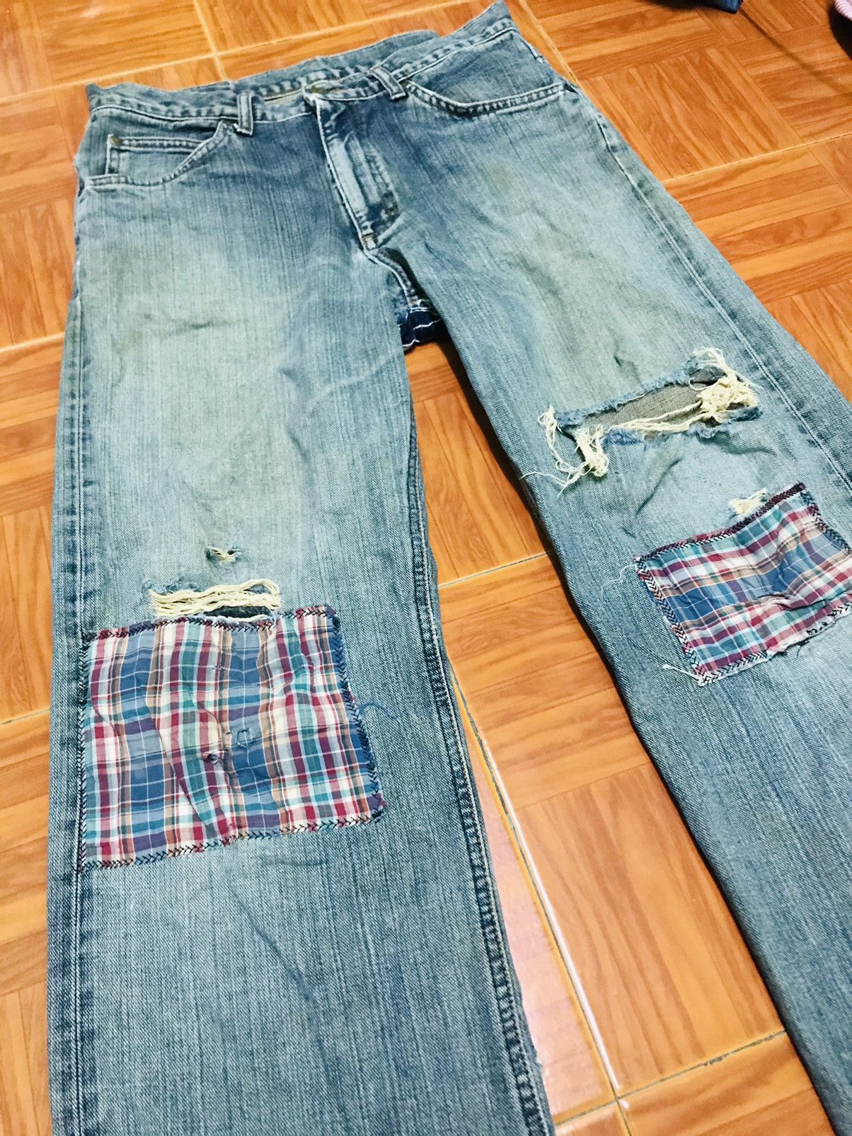 Lee “Vintage Distressed Light Blue Denim Jeans – Faded Wash Size US 31 - 5 Thumbnail