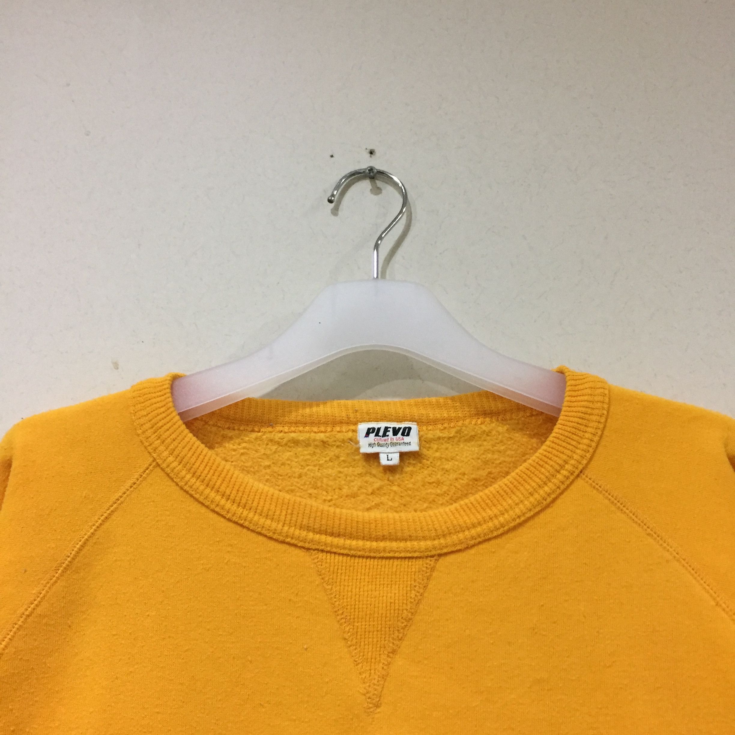 Vintage PLEVO sweatshirt spell out big logo.. over leap logo.. Size L / US 10 / IT 46 - 5 Thumbnail