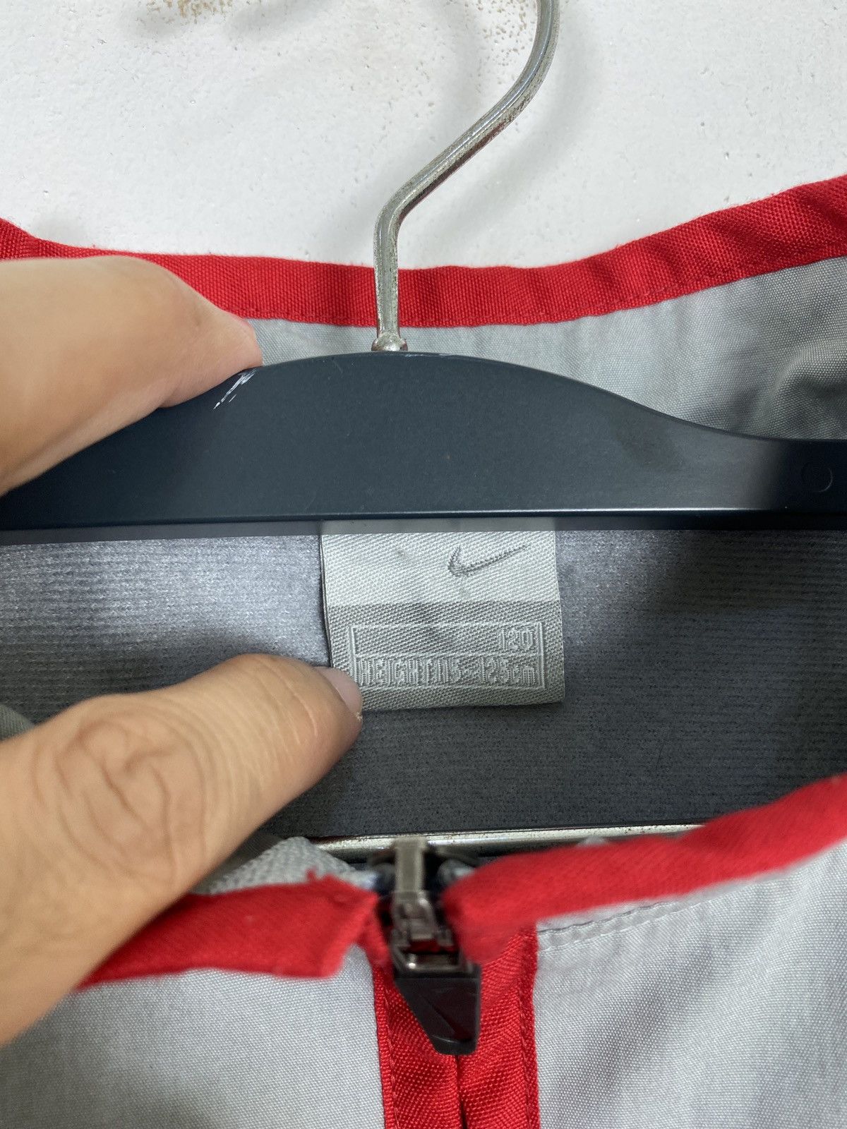 Nike Rare‼️ Vintage Nike Swoosh Jacket Embroidery Big Logo (Kids) Size US XXS / EU 40 - 5 Thumbnail