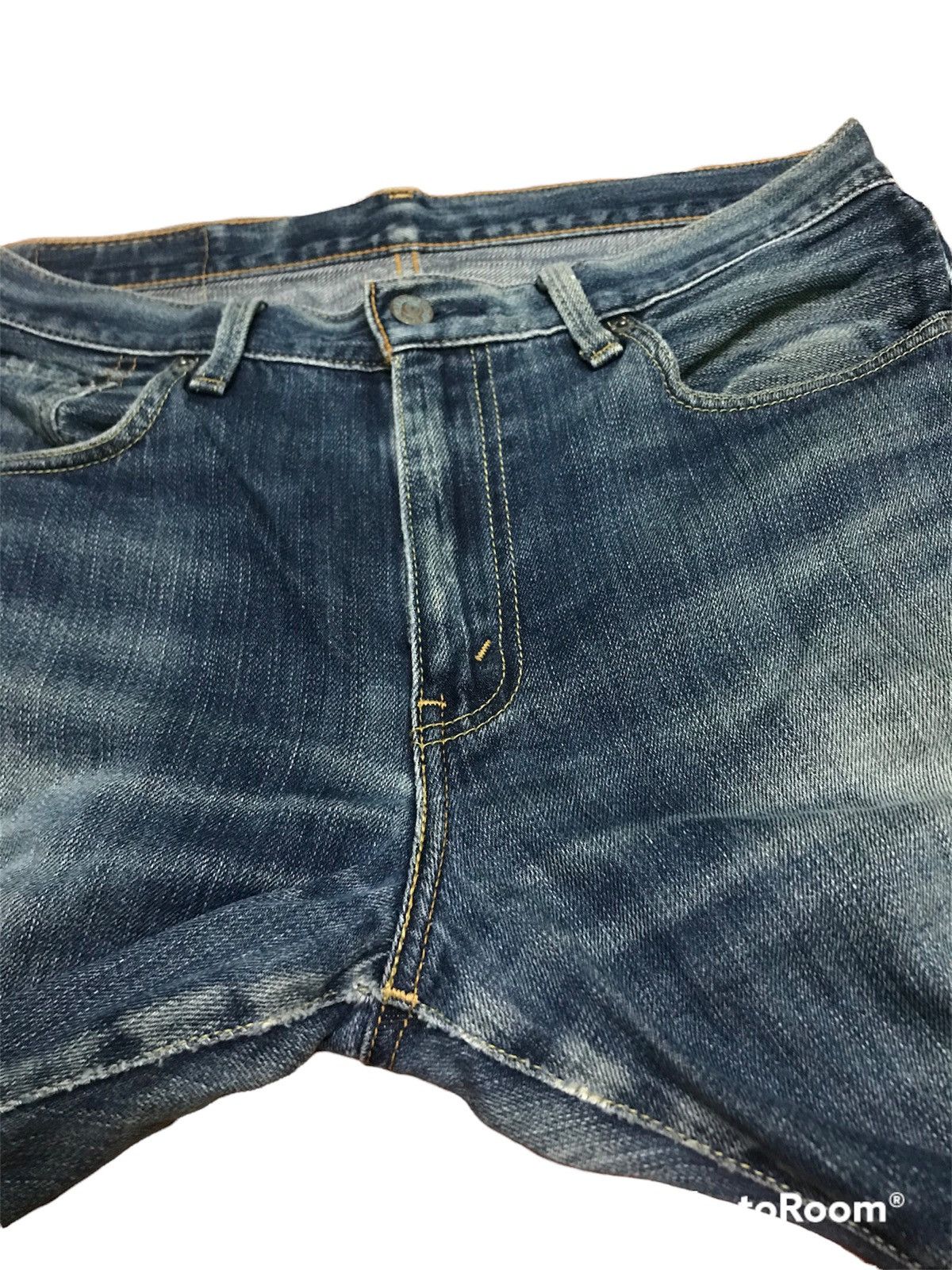 Levi's “Vintage Distressed Light Blue Denim Jeans – Faded Wash Size US 33 - 5 Thumbnail