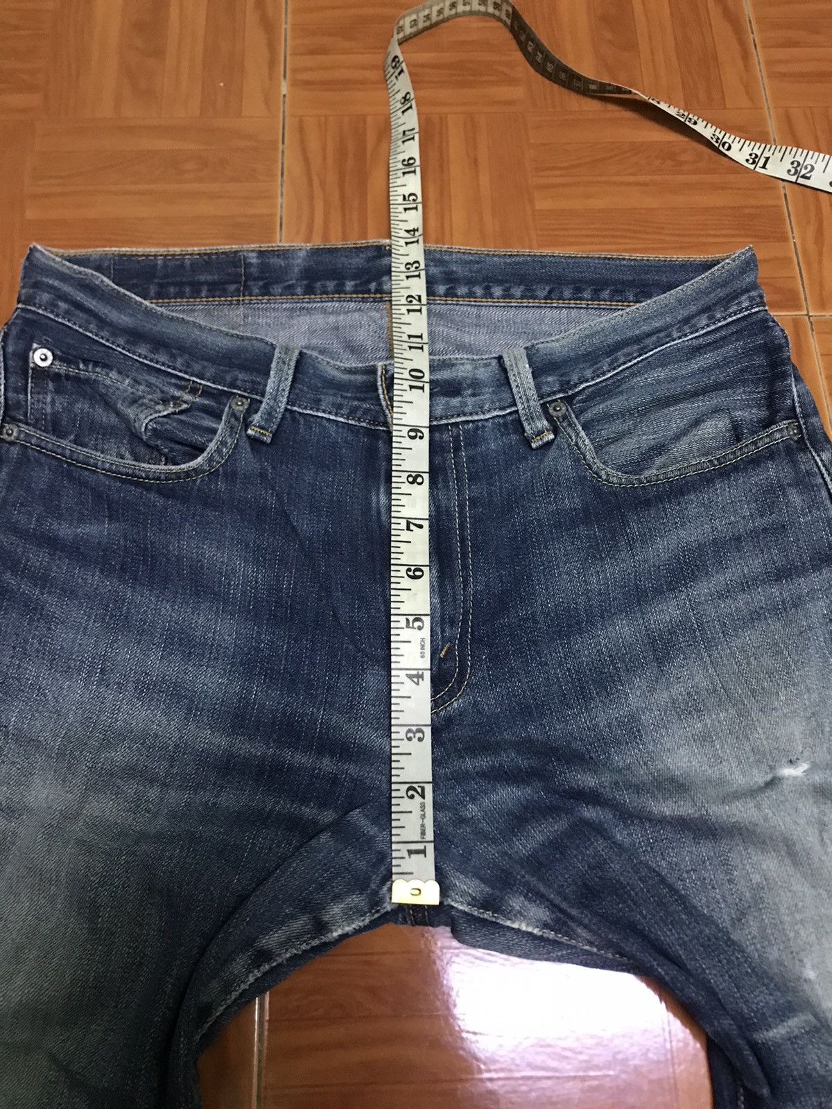 Levi's “Vintage Distressed Light Blue Denim Jeans – Faded Wash Size US 33 - 10 Thumbnail