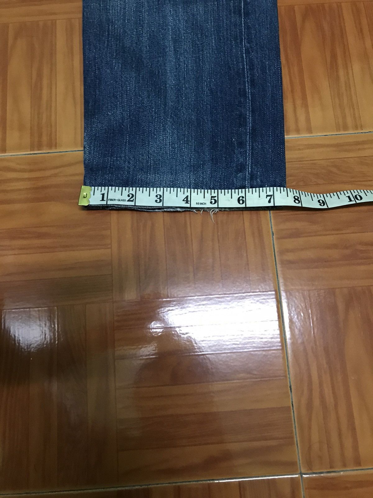 Levi's “Vintage Distressed Light Blue Denim Jeans – Faded Wash Size US 33 - 15 Thumbnail