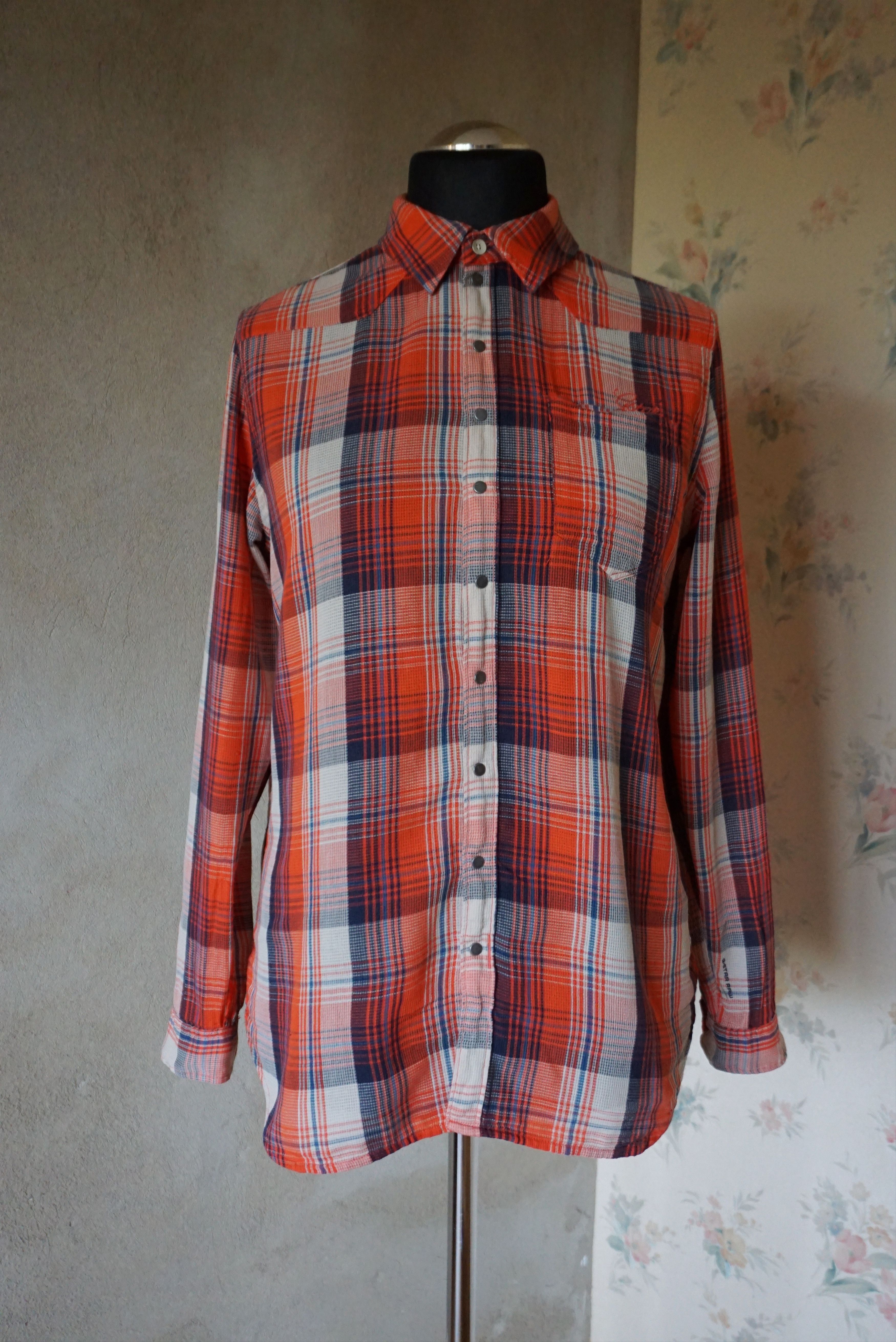 G-Star G-Star Raw checked shirt M 6/8 casual blouse relaxed Size M / US 6-8 / IT 42-44 - 4 Thumbnail