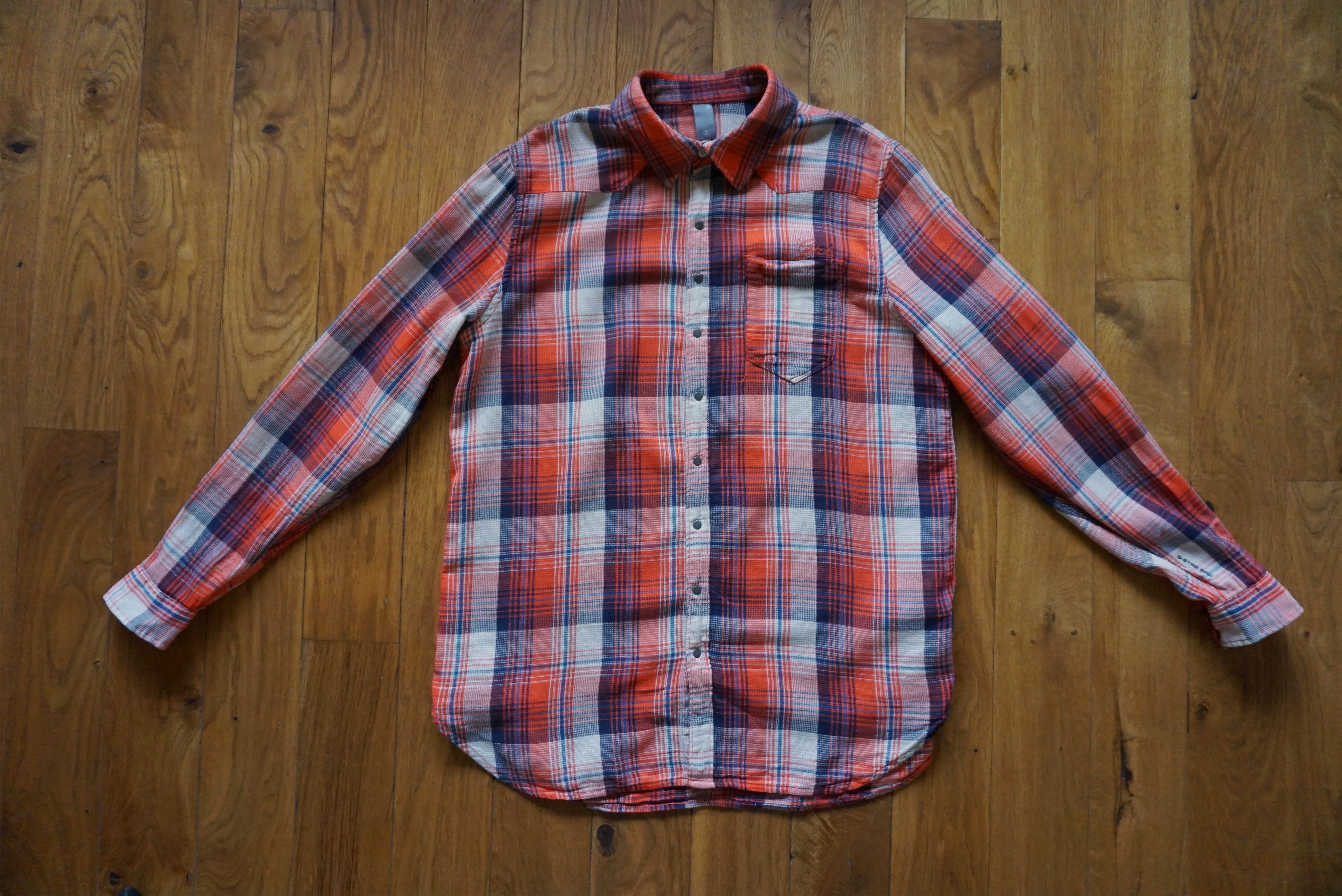 G-Star G-Star Raw checked shirt M 6/8 casual blouse relaxed Size M / US 6-8 / IT 42-44 - 2 Thumbnail