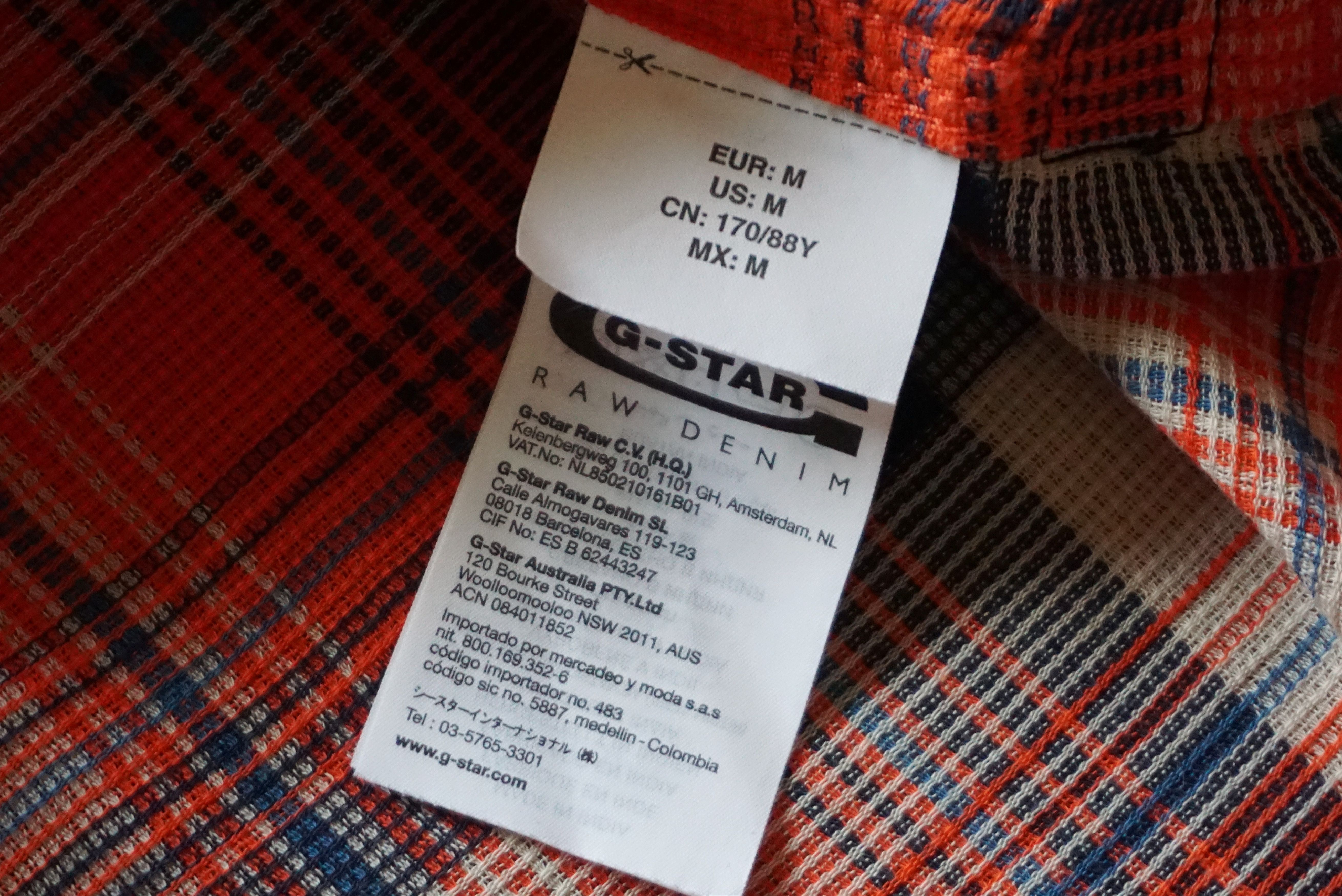 G-Star G-Star Raw checked shirt M 6/8 casual blouse relaxed Size M / US 6-8 / IT 42-44 - 6 Thumbnail