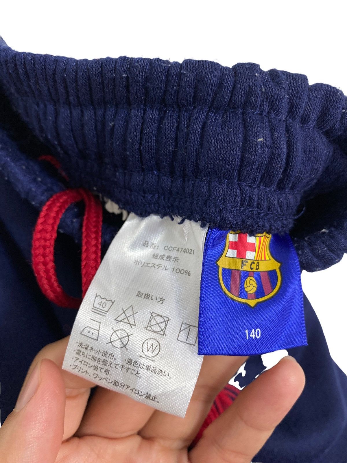 Japanese Brand Rare‼️ Fc Barcelona One Set Hoodie and Sweatpants (Boys) Size US XXS / EU 40 - 8 Thumbnail