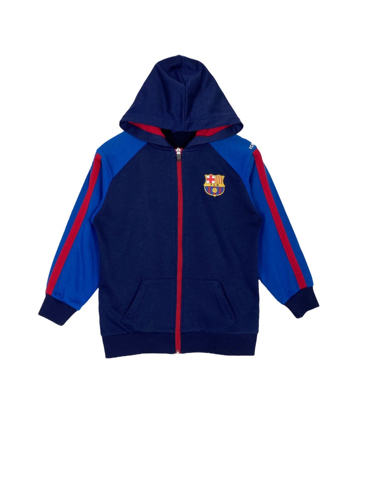Japanese Brand Rare‼️ Fc Barcelona One Set Hoodie and Sweatpants (Boys) Size US XXS / EU 40 - 2 Thumbnail