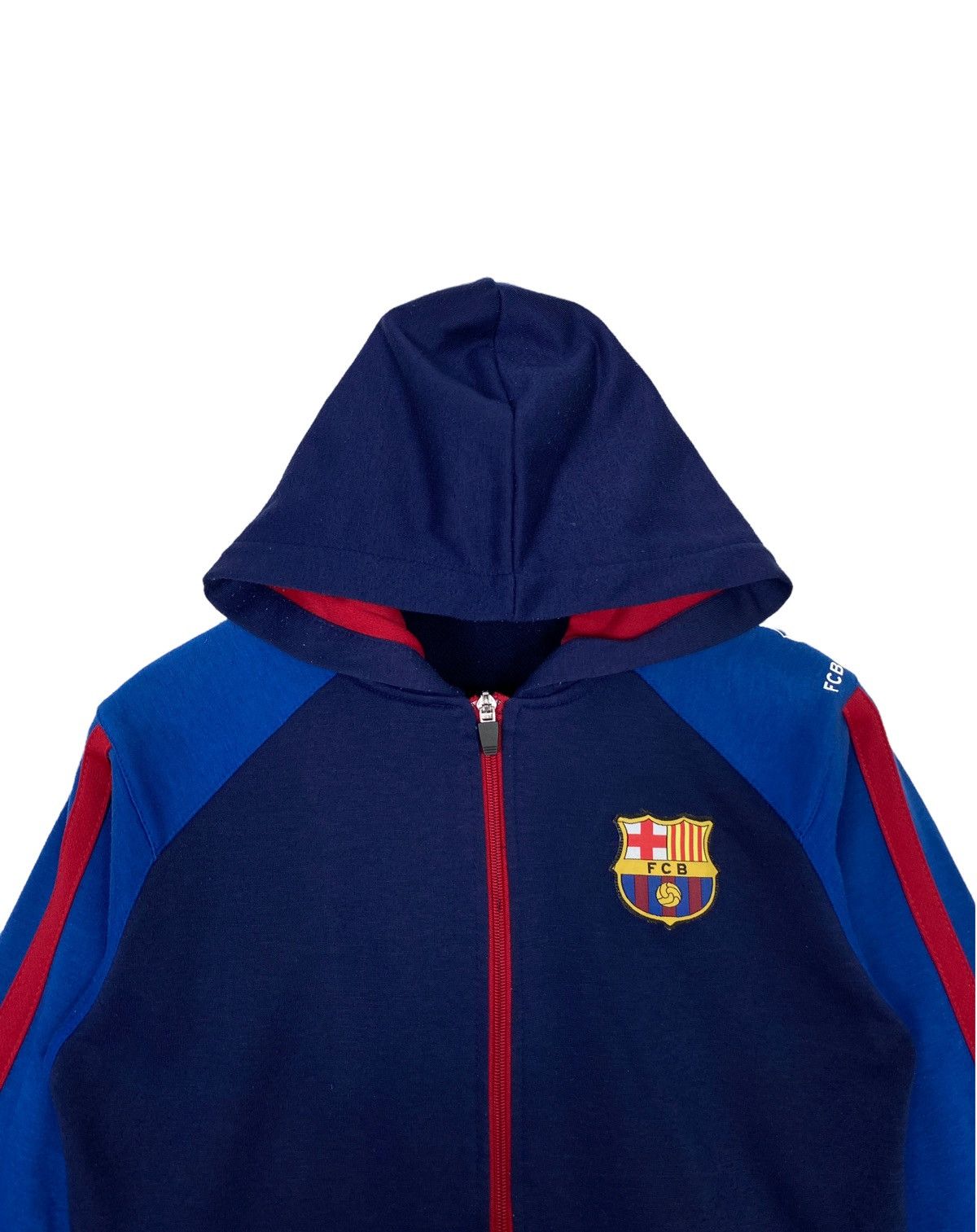 Japanese Brand Rare‼️ Fc Barcelona One Set Hoodie and Sweatpants (Boys) Size US XXS / EU 40 - 3 Thumbnail