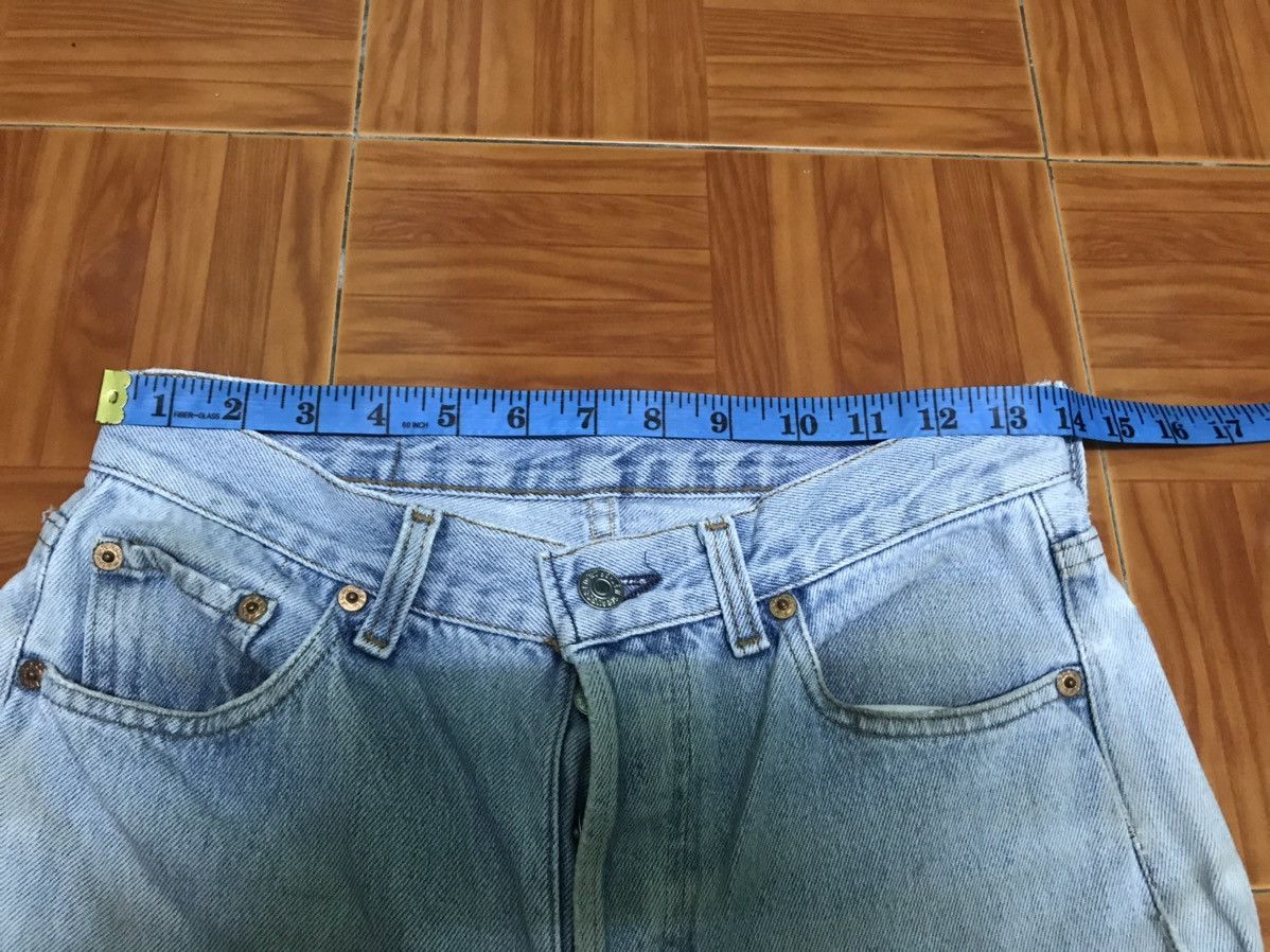 Levi's Vtg Light Wash Distressed Jeans – Straight Leg Frayed Hem Size US 28 / EU 44 - 10 Thumbnail