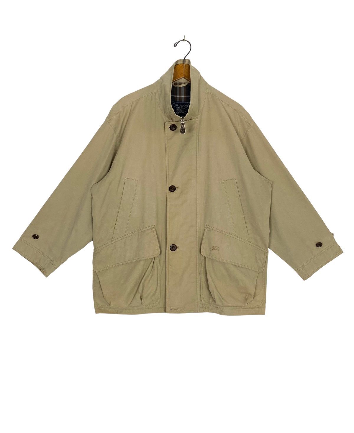 Burberry Prorsum Rare‼️ Vintage Burberrys Beige Jacket Size US M / EU 48-50 / 2 - 2 Thumbnail