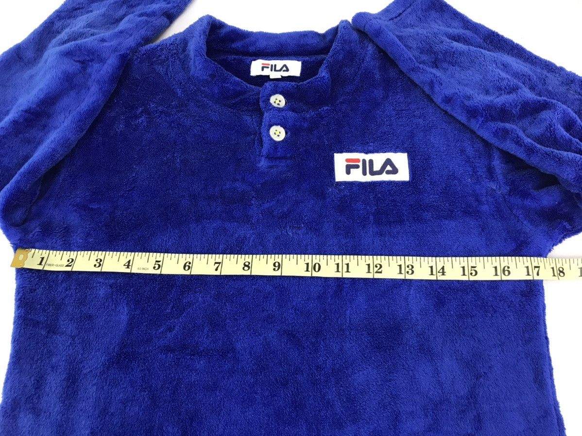 Fila × Vintage Fila Fleece Sweatshirt Pull Over Embroidery Logo Size US S / EU 44-46 / 1 - 7 Thumbnail