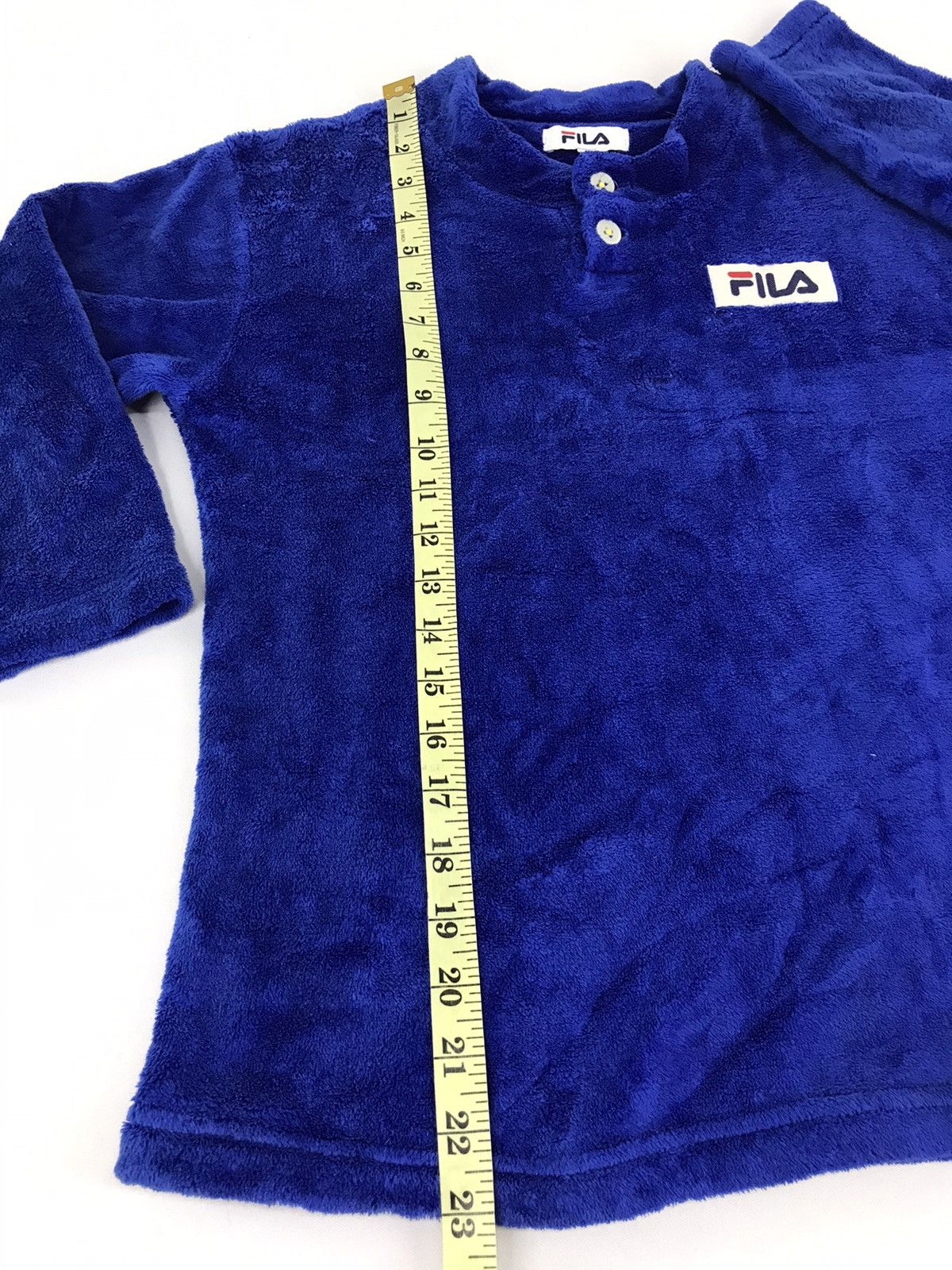 Fila × Vintage Fila Fleece Sweatshirt Pull Over Embroidery Logo Size US S / EU 44-46 / 1 - 8 Thumbnail