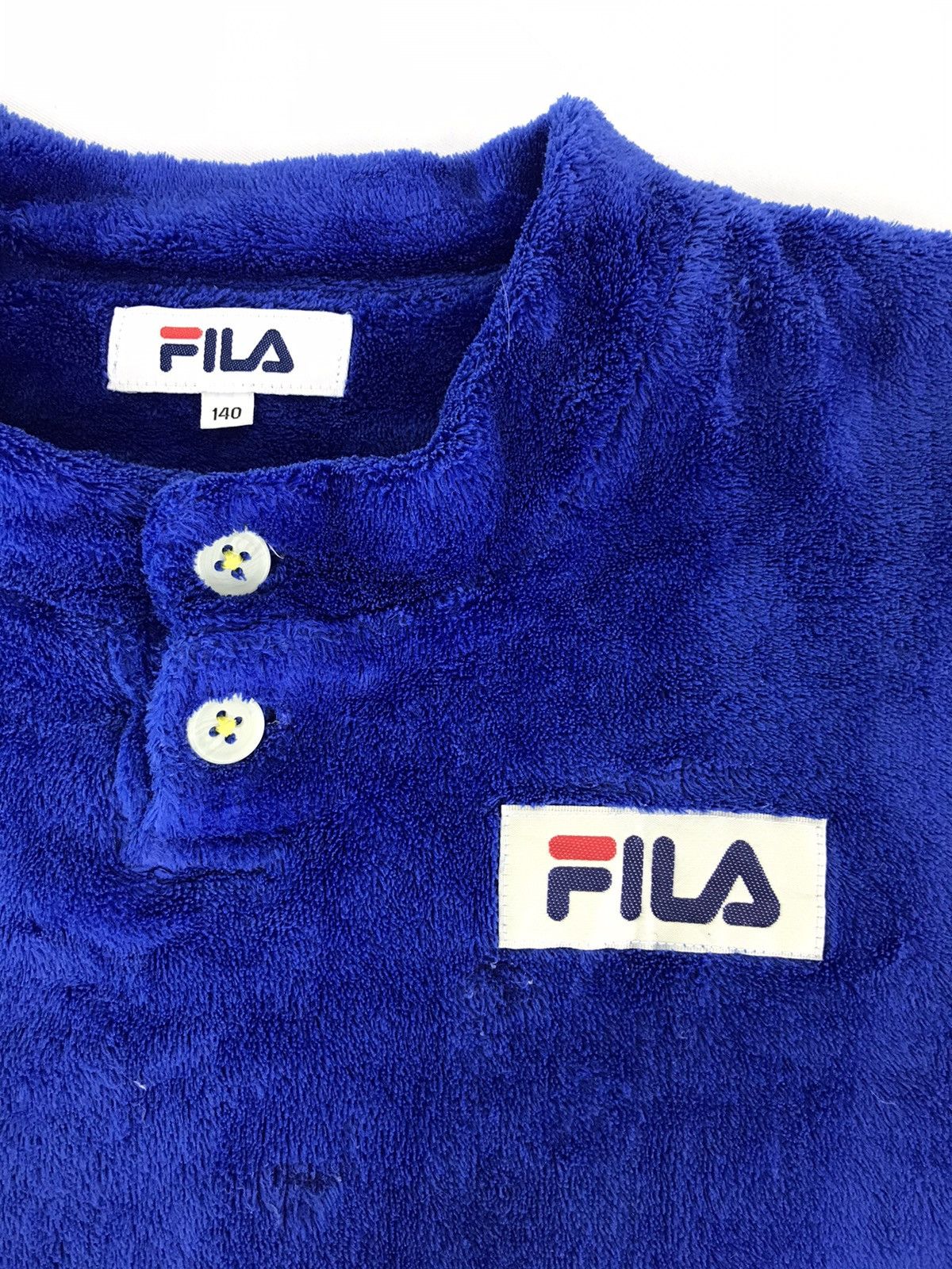 Fila × Vintage Fila Fleece Sweatshirt Pull Over Embroidery Logo Size US S / EU 44-46 / 1 - 2 Thumbnail