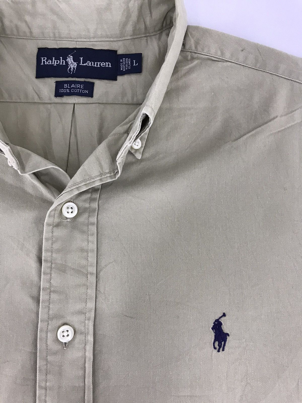 Polo Ralph Lauren × Vintage Vintage Polo Ralph Lauren Button Down Shirt Small Logo Size US XXL / EU 58 / 5 - 2 Thumbnail