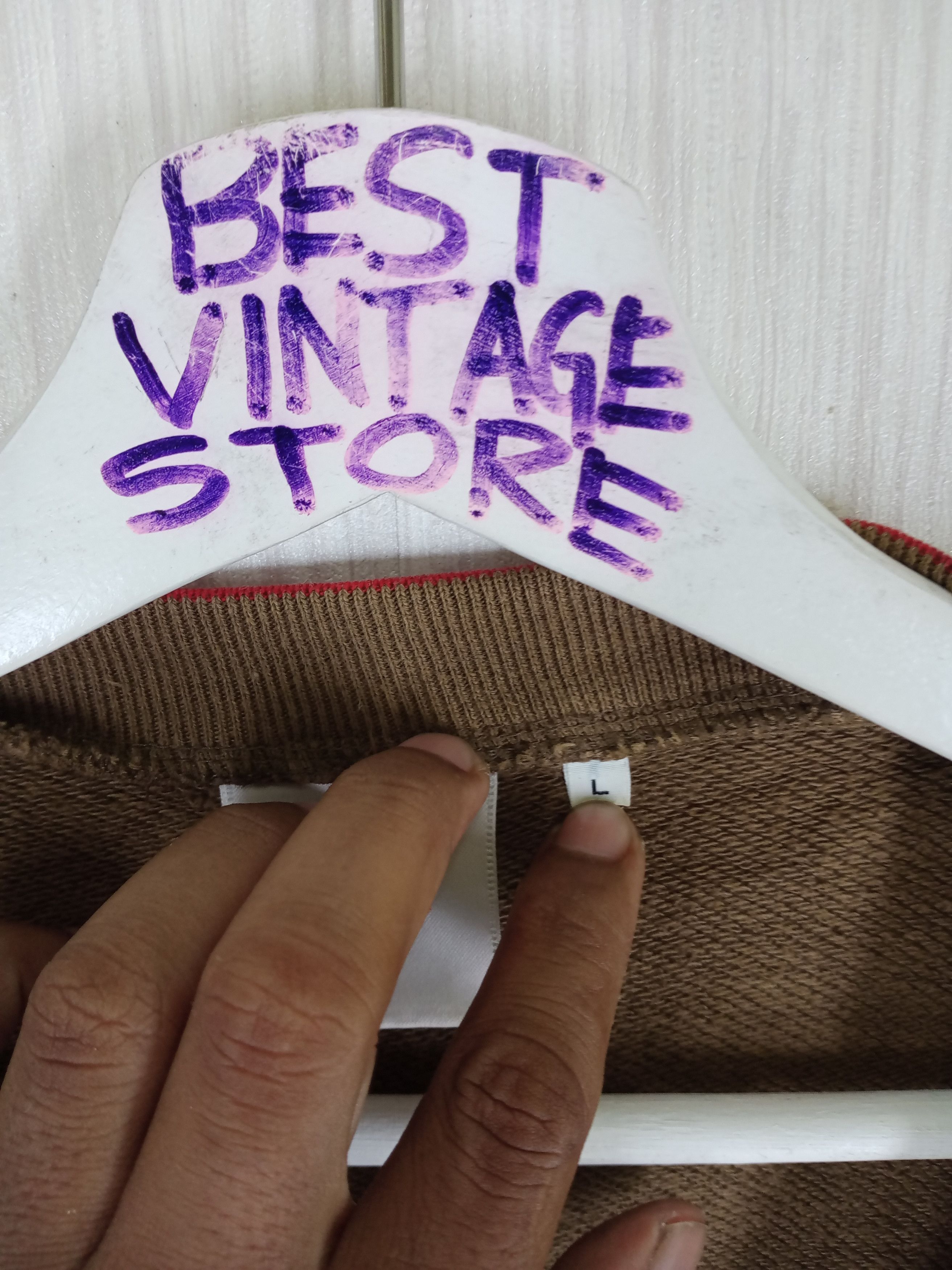 Beams Plus Distressed Vintage 90s Beams Cardigan Sun Faded Size US L / EU 52-54 / 3 - 4 Thumbnail