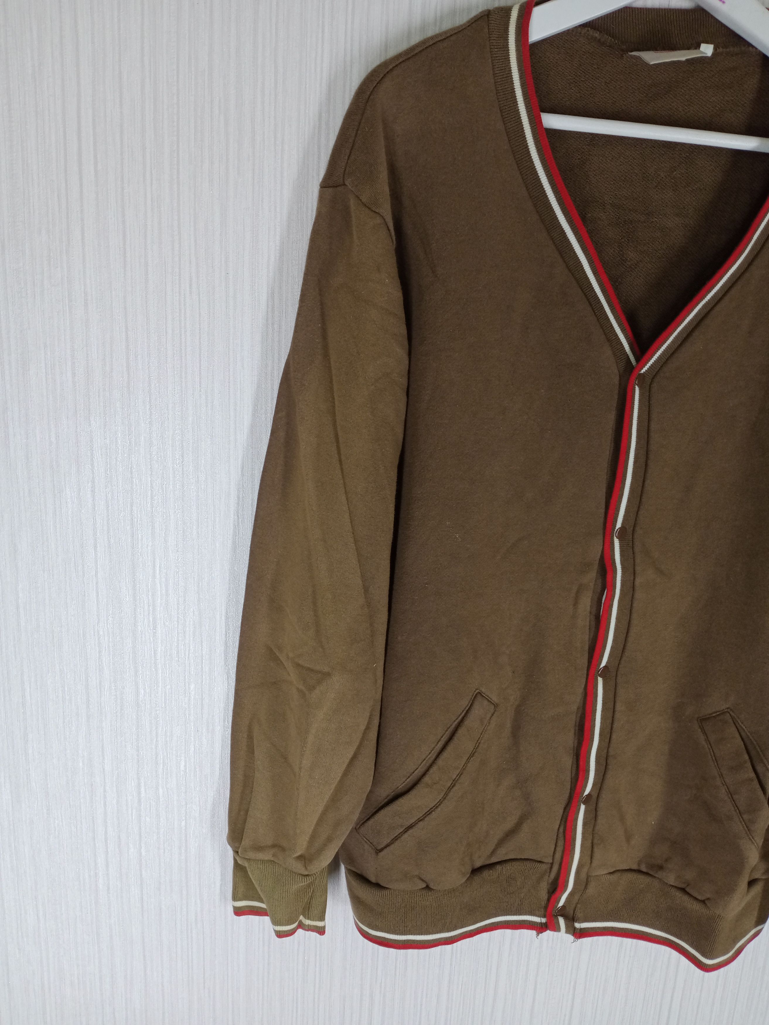 Beams Plus Distressed Vintage 90s Beams Cardigan Sun Faded Size US L / EU 52-54 / 3 - 7 Thumbnail