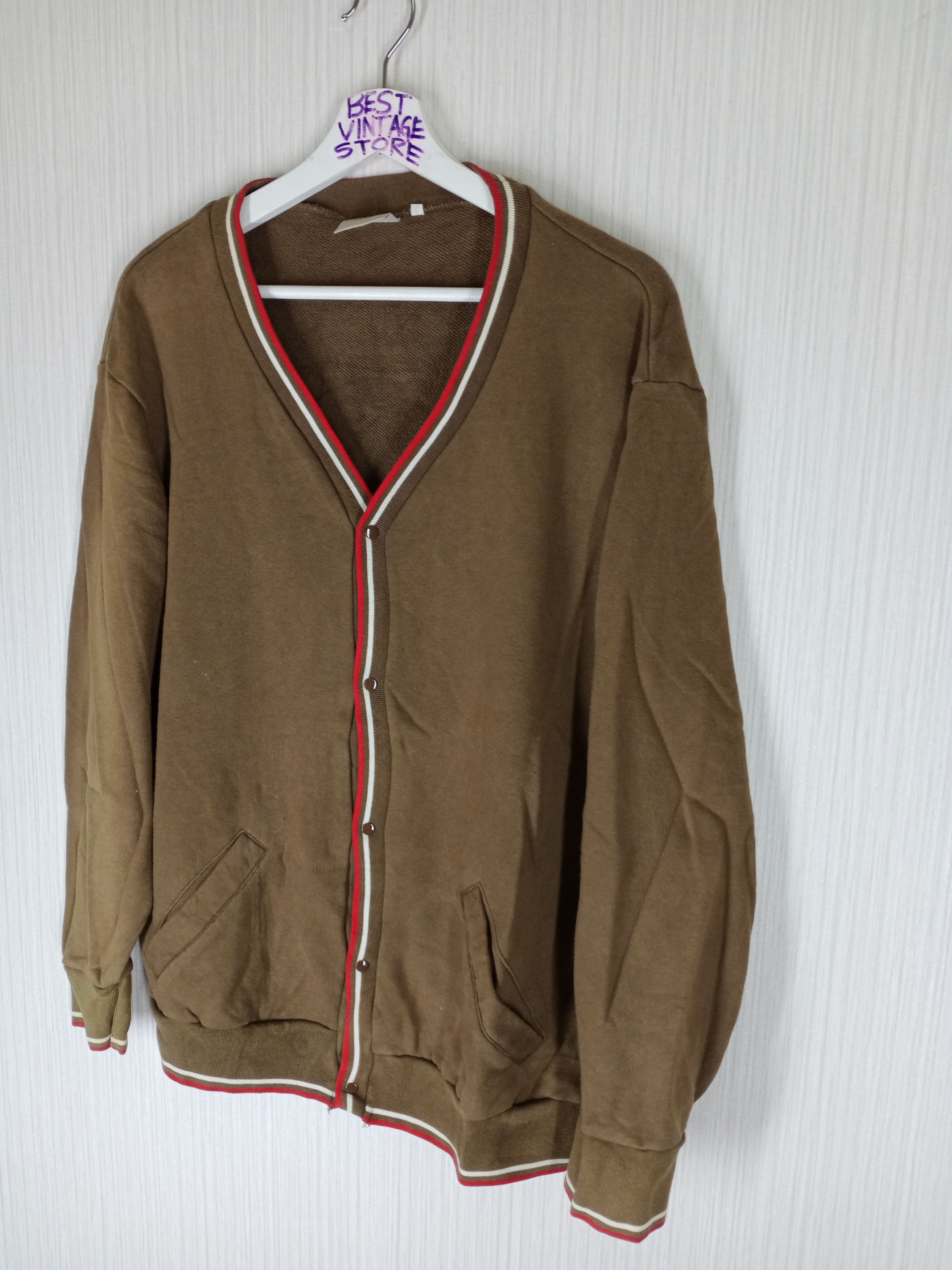 Beams Plus Distressed Vintage 90s Beams Cardigan Sun Faded Size US L / EU 52-54 / 3 - 2 Thumbnail