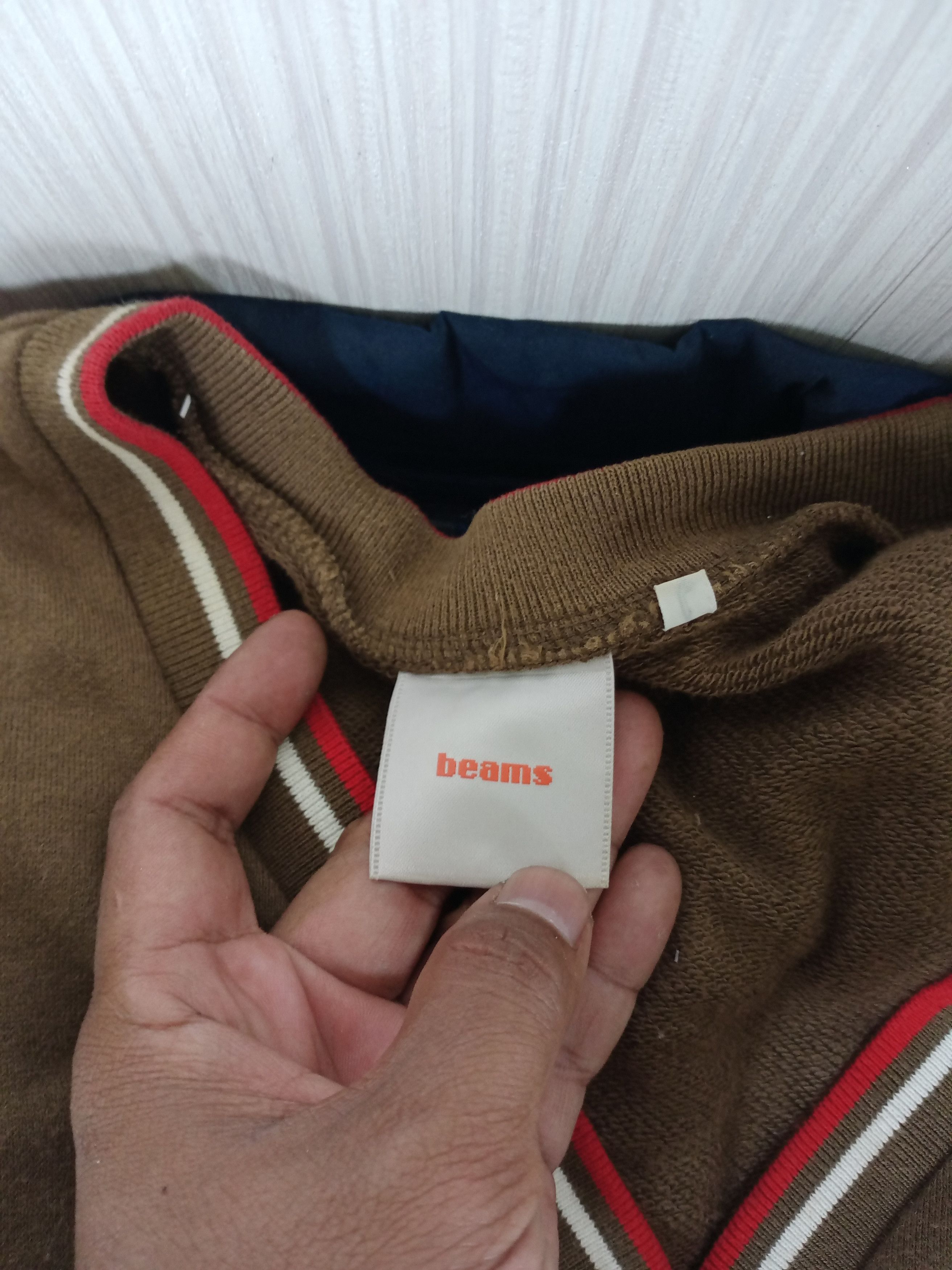 Beams Plus Distressed Vintage 90s Beams Cardigan Sun Faded Size US L / EU 52-54 / 3 - 8 Thumbnail